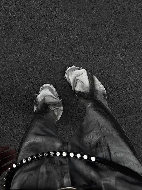 VIBE Painted Stacked Flare Denim Jeans Size US 32 / EU 48 - 8 Thumbnail