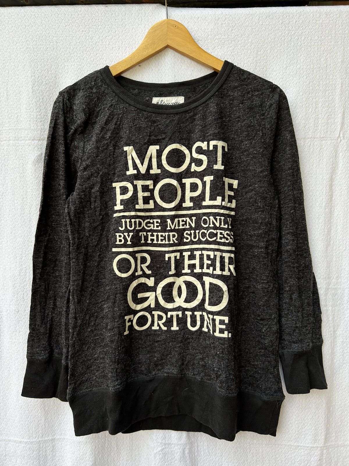 If Six Was Nine × Japanese Brand × Le Grande Bleu (L.G.B.) 💸BINDINGOFFER💸Strange Heaven japanese style poem knit style Size US L / EU 52-54 / 3 - 1 Thumbnail