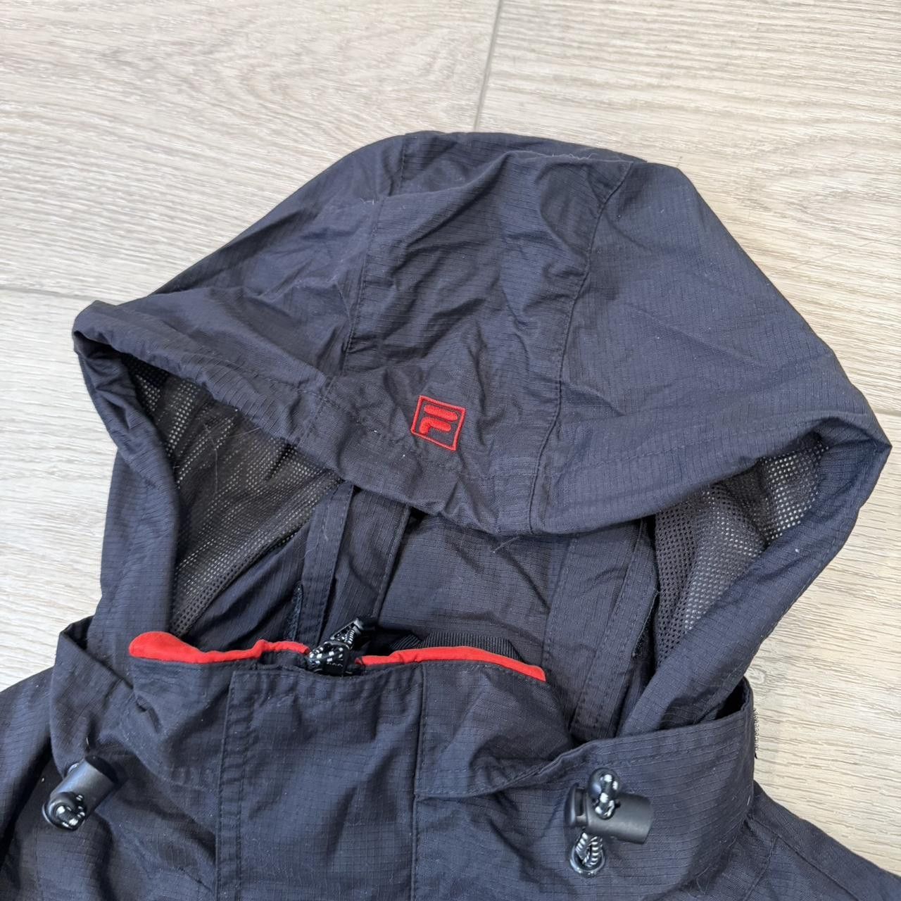 Fila Vintage FILA Snow Ski Red Black Striped Hooded Jacket Size US L / EU 52-54 / 3 - 7 Thumbnail