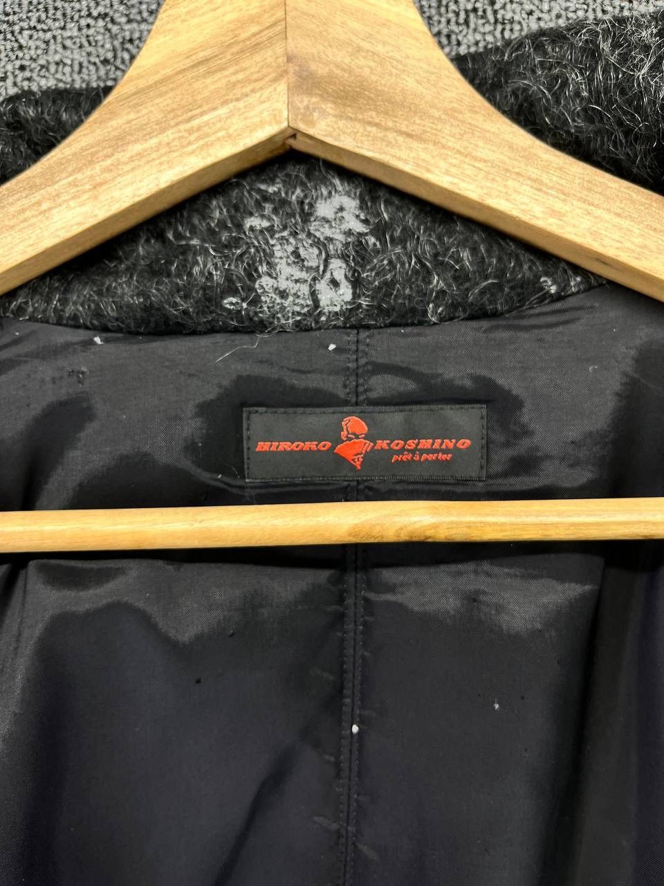 Hiroko Koshino Homme Vintage Hiroko Koshino Homme Rare Wool Long Jacket Size L / US 10 / IT 46 - 8 Thumbnail