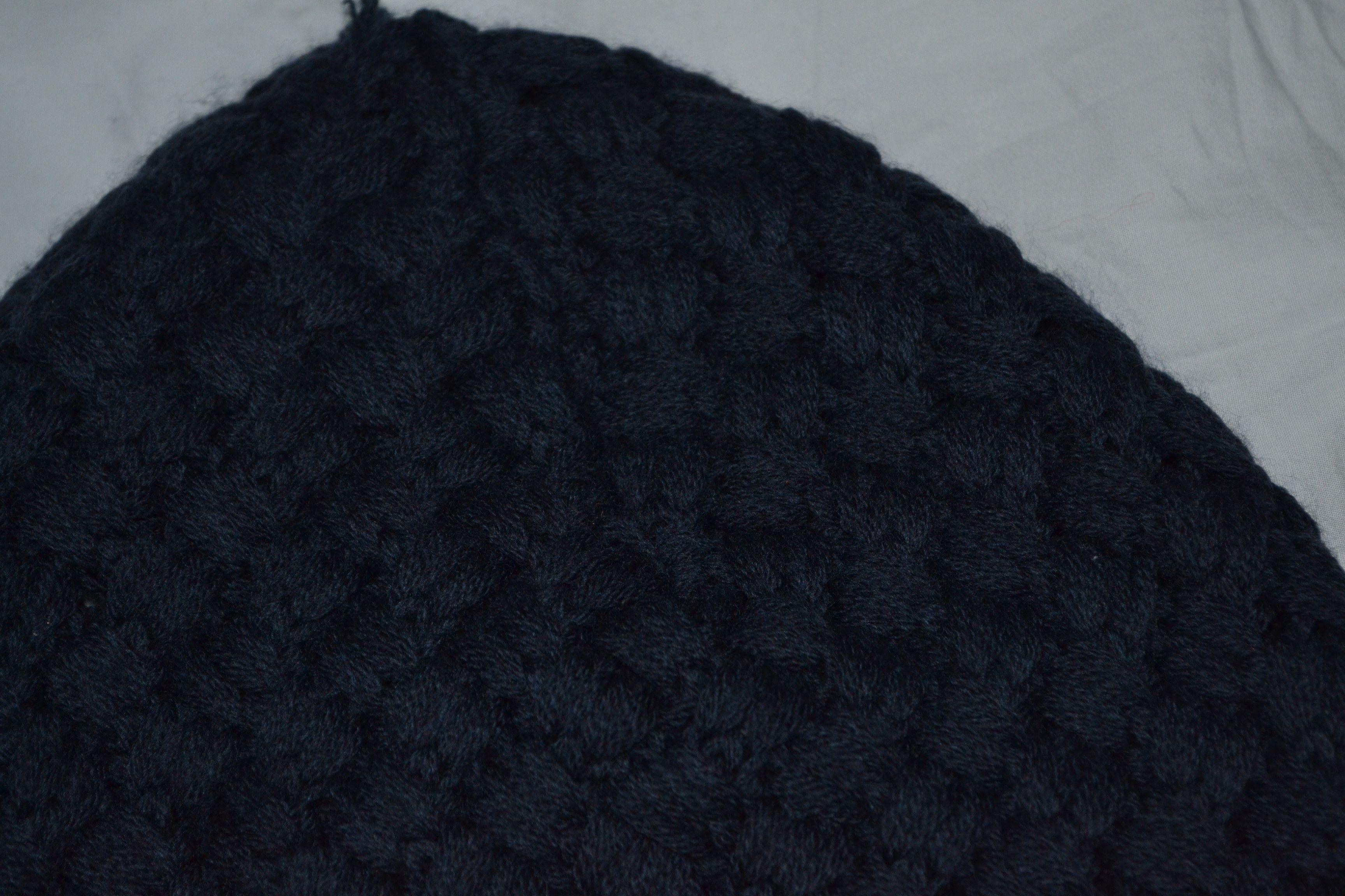 Canada Goose Canada Goose Navy Merino Wool Knitted Hat 8127-1 Size ONE SIZE - 3 Thumbnail