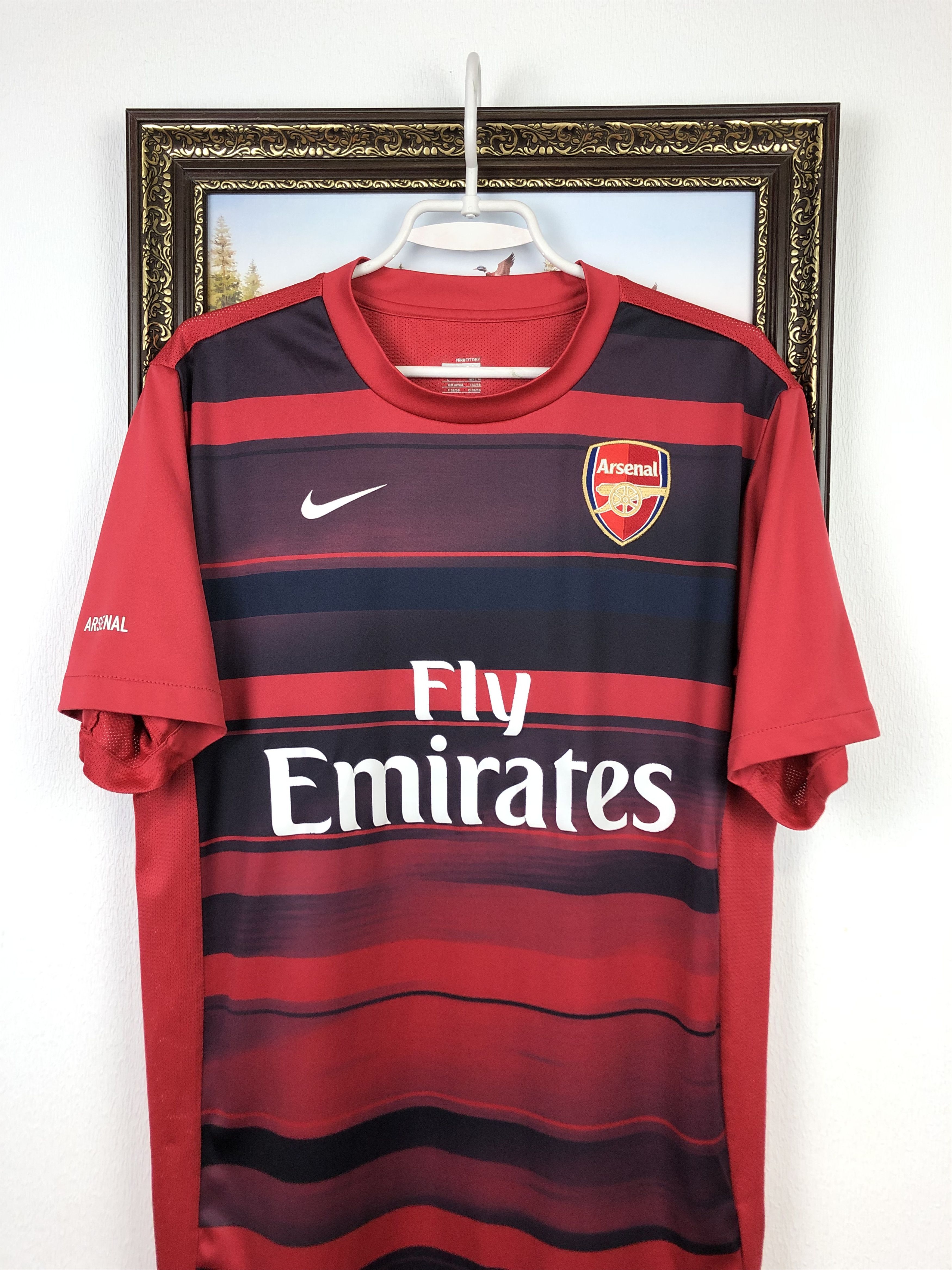Nike Vintage Nike Arsenal Football Shirt Soccer Mens Jersey Size US L / EU 52-54 / 3 - 2 Thumbnail