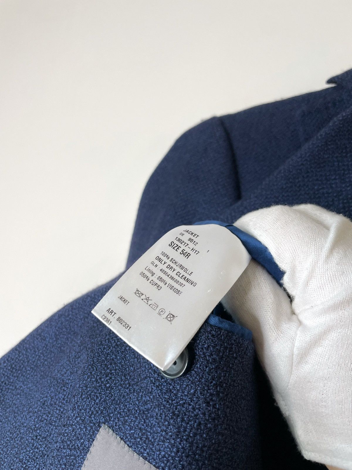 SCABAL Scabal Finest Cloth 100% Schurwolle 2 buttons Sport Blazer Size 54R - 10 Thumbnail