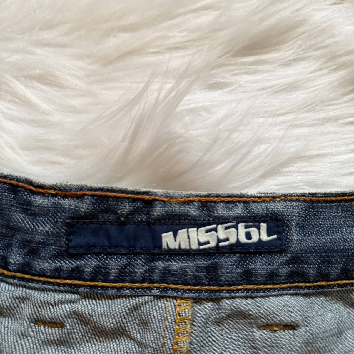Miss Sixty 📌 Crazy Miss Sixty Vintage Washed Y2K Denim Shorts Size 29" - 11 Thumbnail