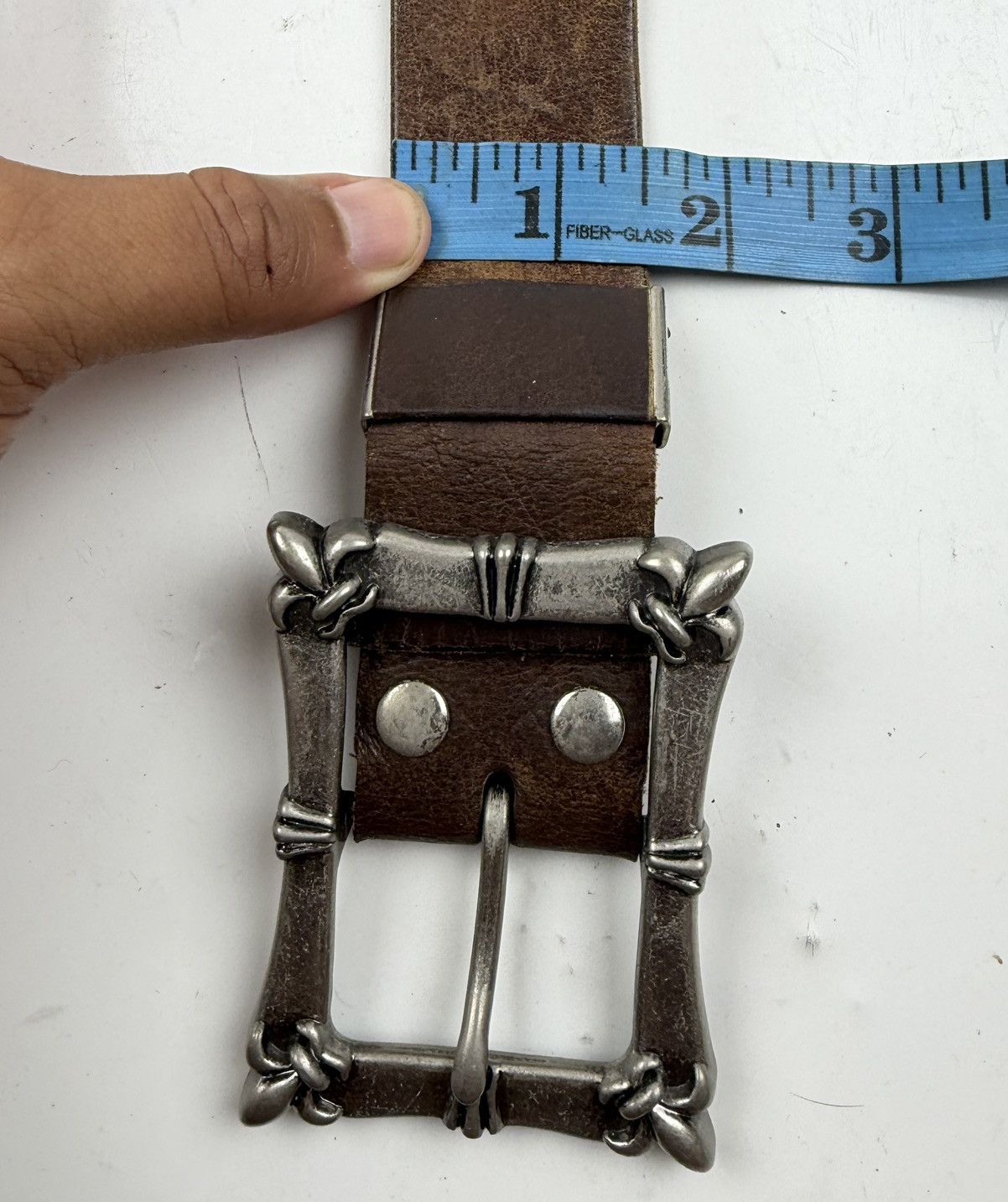 Edwin punk style edwin studded leather belt tc55 Size 34 - 6 Thumbnail
