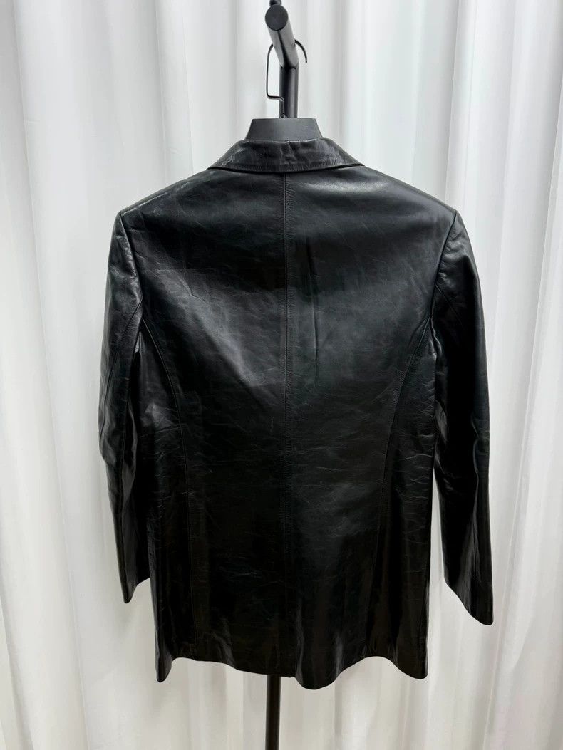 Yohji Yamamoto yohji yamamoto size os Leather jacket 2504-Nextarrow Size US M / EU 48-50 / 2 - 4 Thumbnail