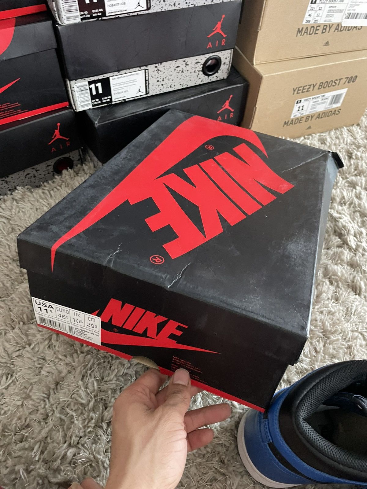 Jordan Brand Jordan 1 Royal Size US 11 / EU 44 - 12 Thumbnail