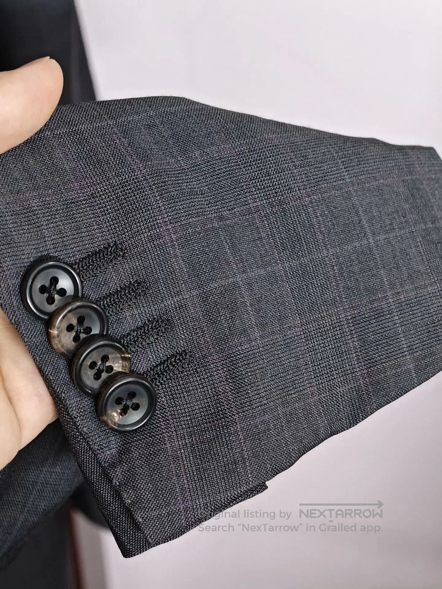 Ermenegildo Zegna Zegna Gray Wool Blend Suit Jacket. Size US M / EU 48-50 / 2 - 4 Thumbnail