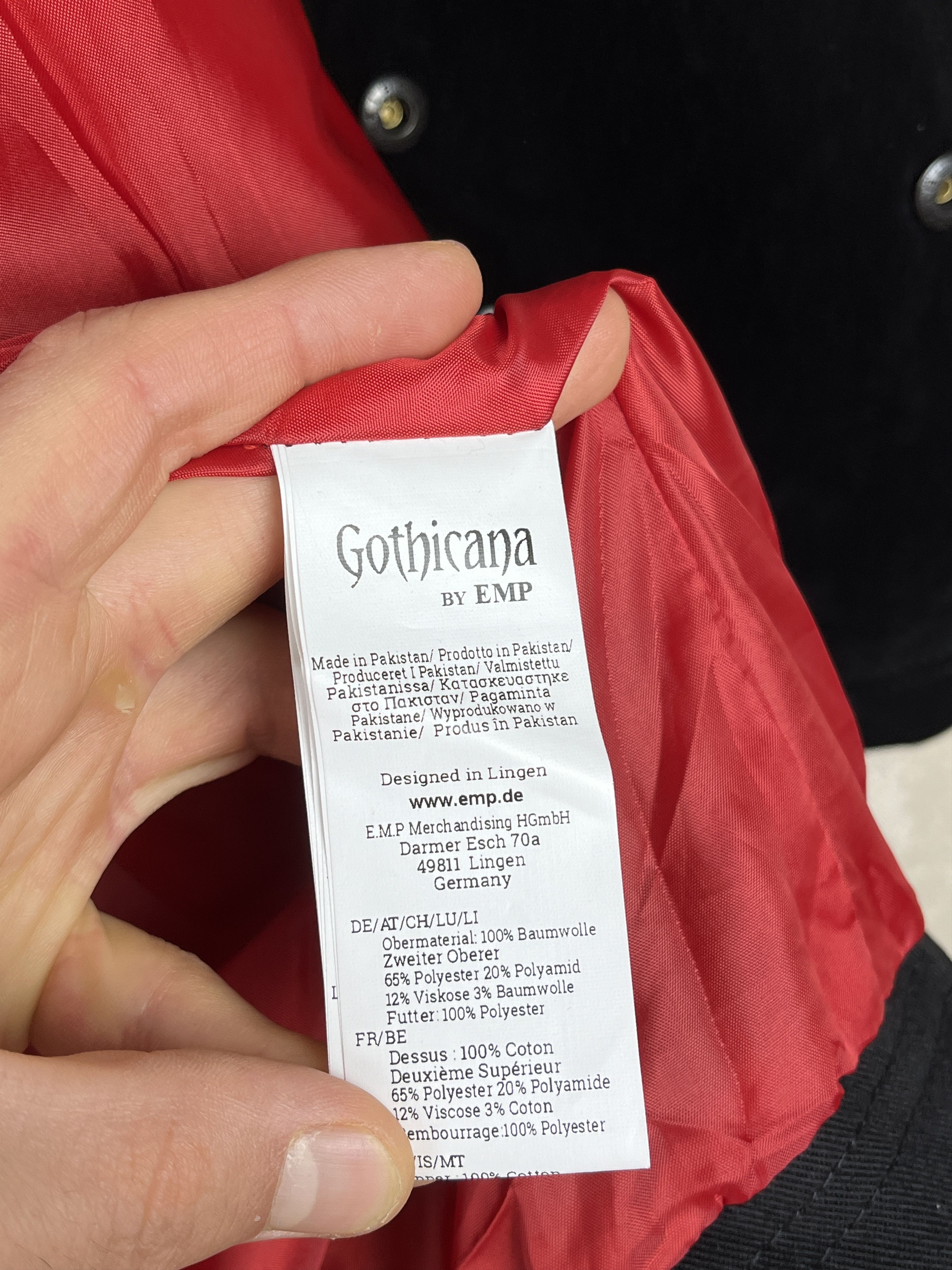 Other Gothicana by EMP Steampunk Double Breasted Vest Waistcoat Size US S / EU 44-46 / 1 - 10 Thumbnail
