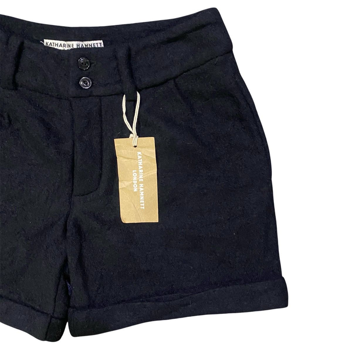 Designer × Japanese Brand × Katharine Hamnett London Katherine Hamnett London Black Mini Skirt NWT Size 30" / US 8 / IT 44 - 5 Thumbnail