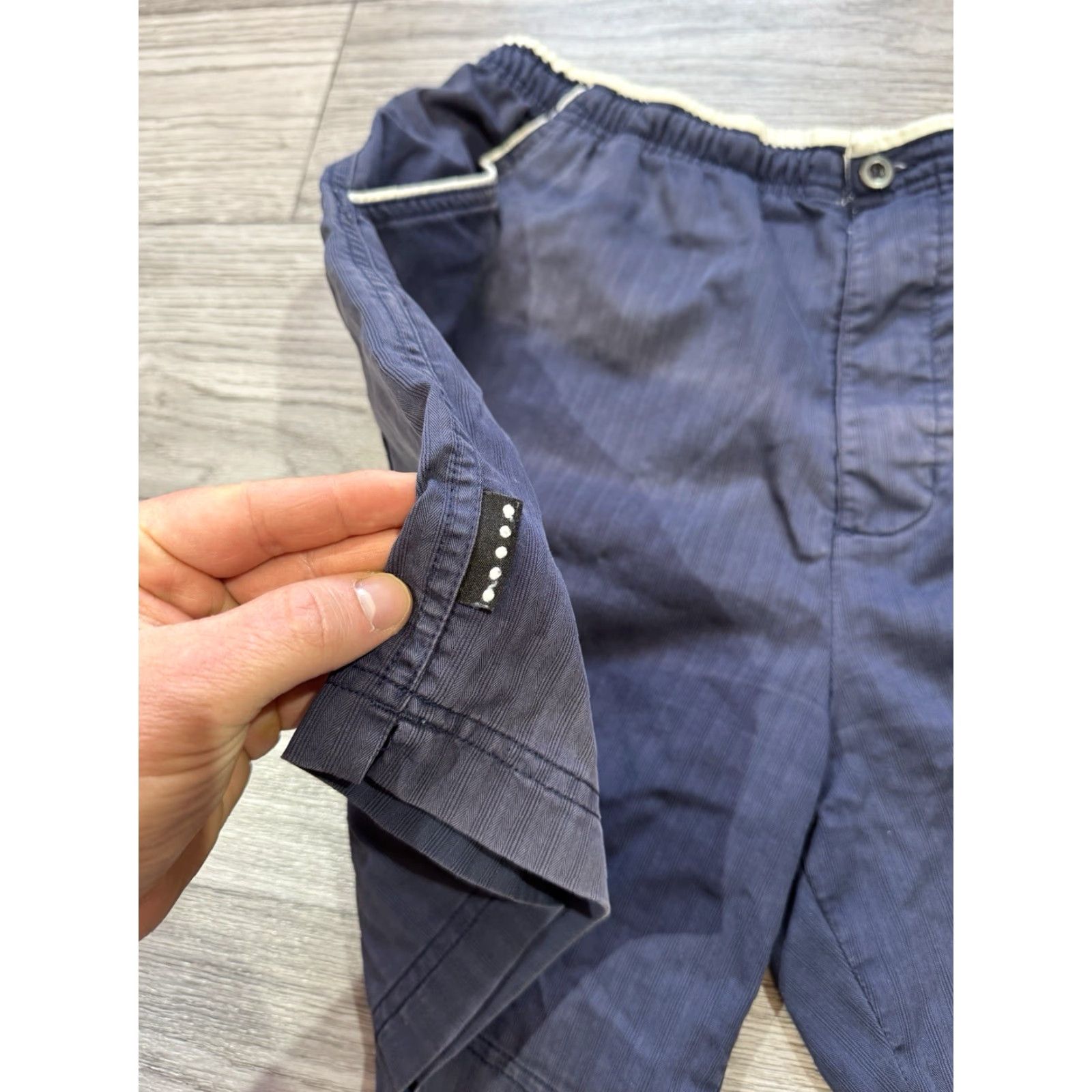 Nike VINTAGE Nike Tennis Shorts Navy Blue Challenge Court Drawstring Pocket Men L Size US 33 - 4 Thumbnail
