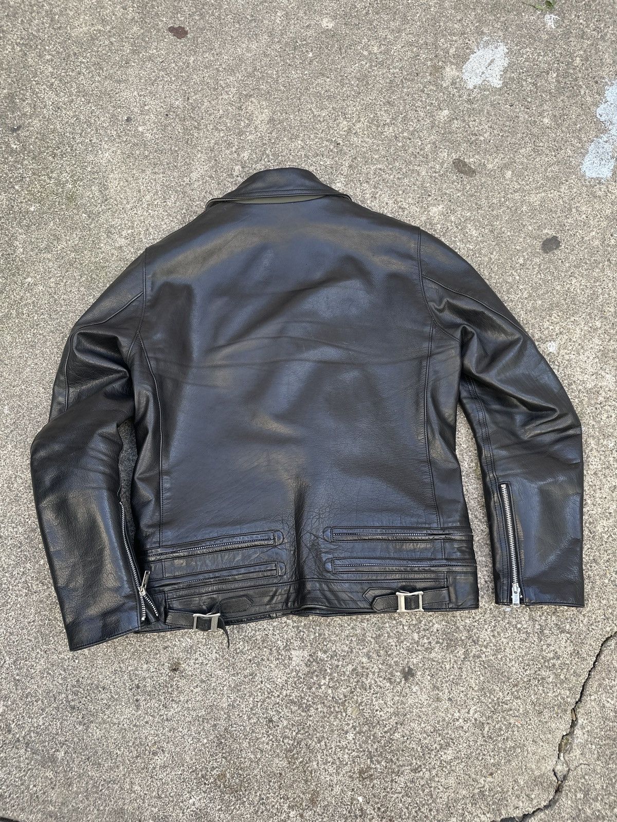 Undercover Autumn/Winter 2013 Double Rider Leather Motorcycle Jacket Size US M / EU 48-50 / 2 - 2 Thumbnail