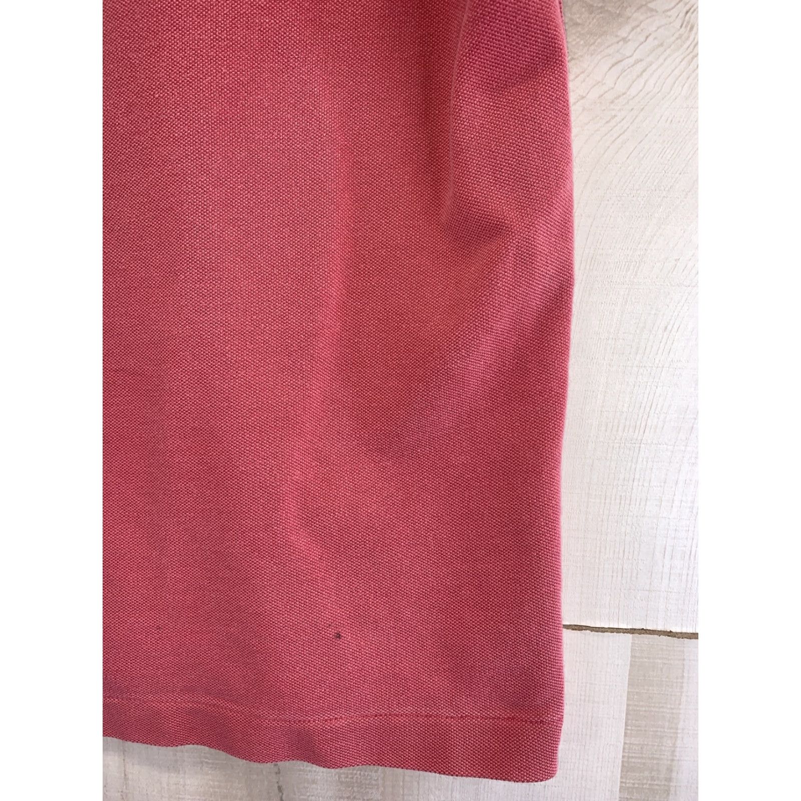 Polo Ralph Lauren VINTAGE Ralph Lauren Polo Shirt Mens M Red 1990s Single Stitch T Shirt Short Sleeve Cotton Polo Sportswear/Beach Men Size US M / EU 48-50 / 2 - 7 Thumbnail