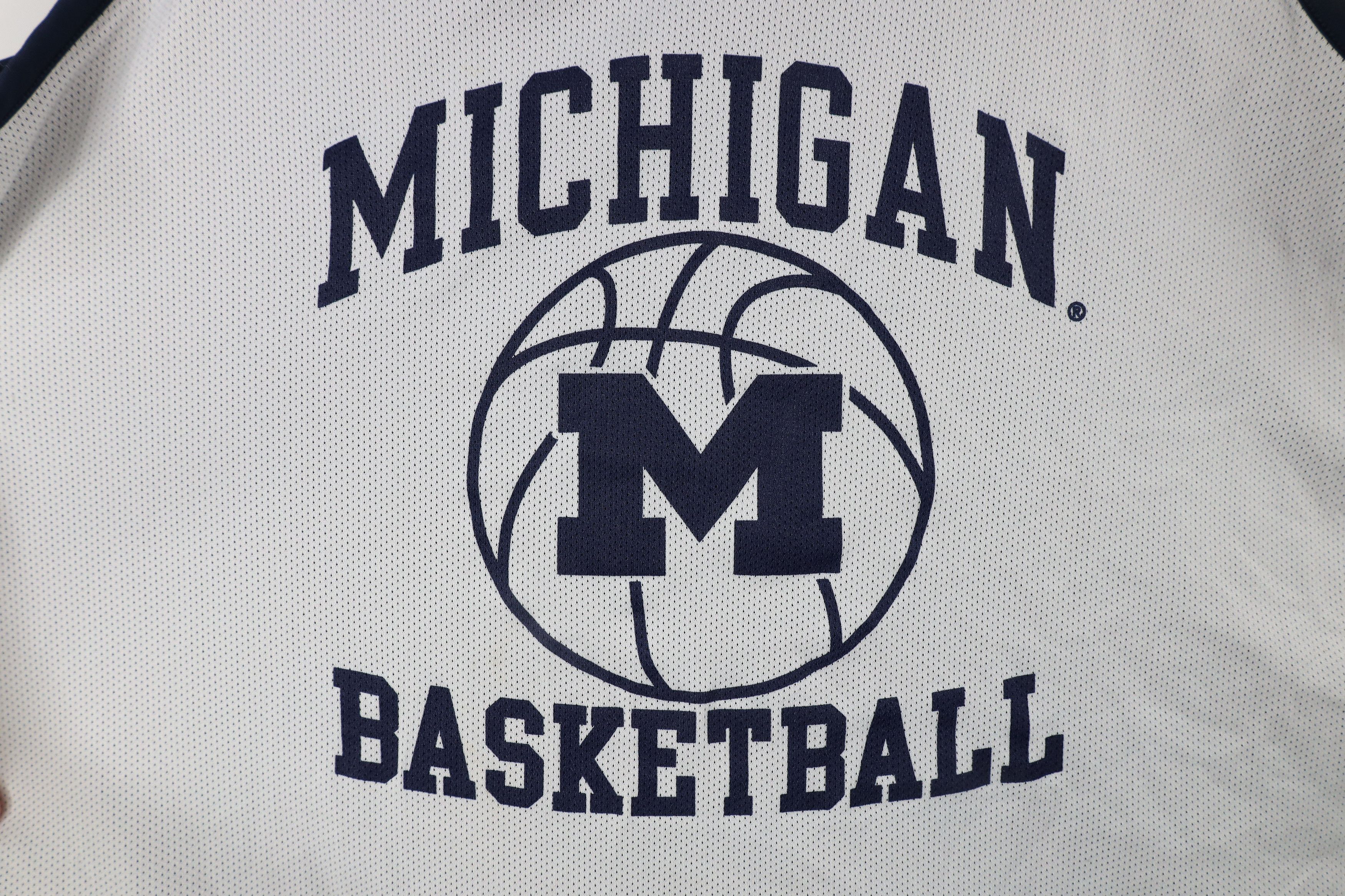 Adidas × Vintage Adidas University of Michigan Basketball Jersey Reversible Size US XL / EU 56 / 4 - 17 Thumbnail