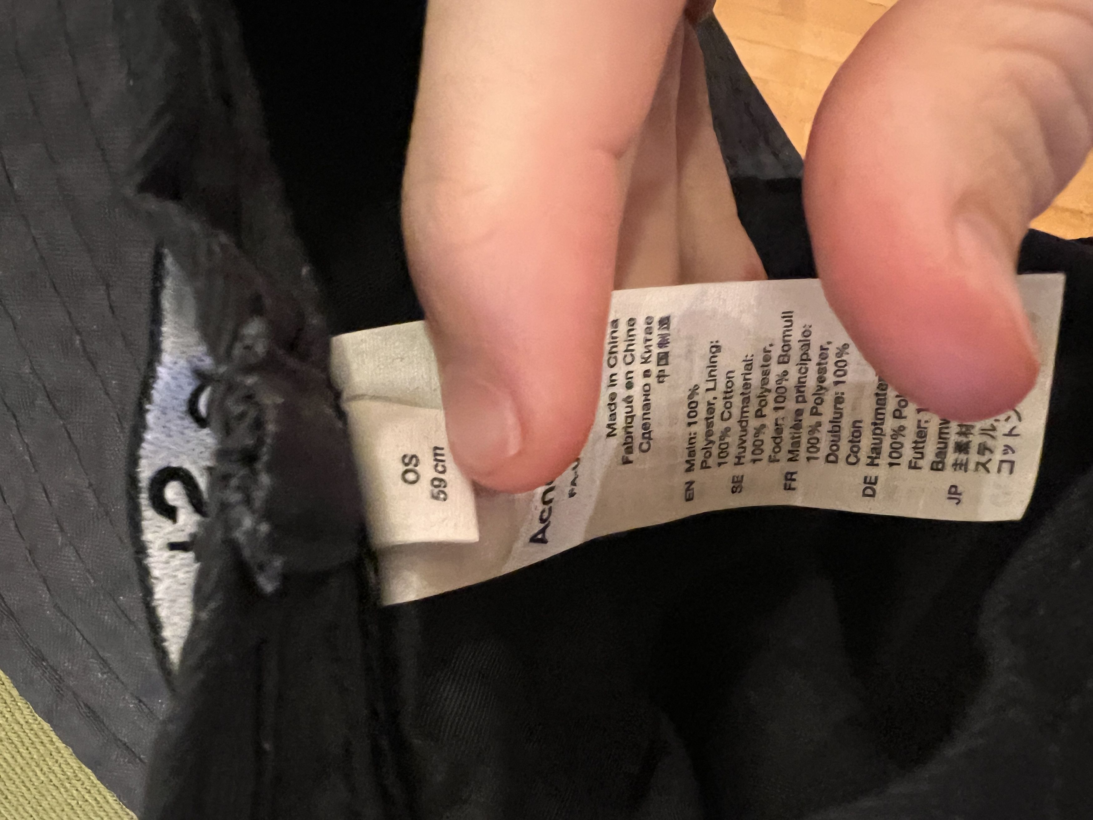 Acne Studios Bucket hat new season Size ONE SIZE - 10 Thumbnail