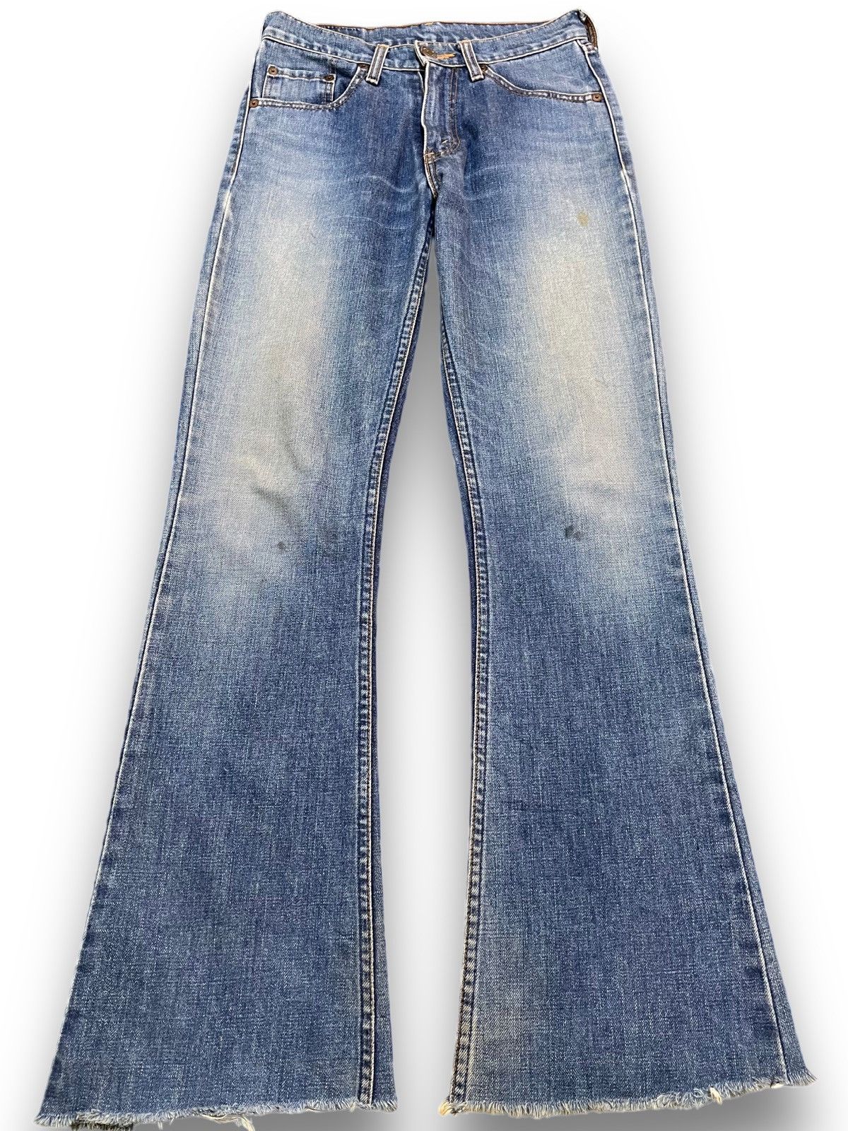 Levi's Vintage Levi’s 80’s 557 Flare Grunge Denim Size US 28 / EU 44 - 1 Thumbnail
