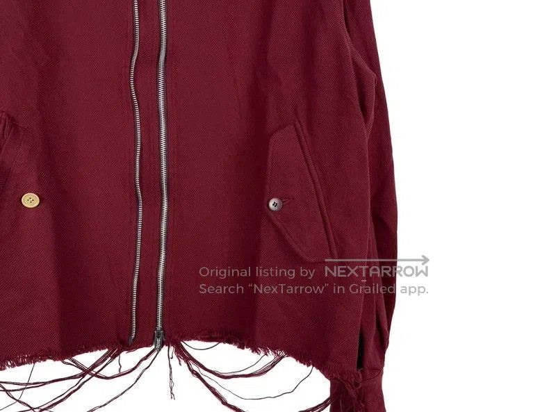 Undercover Undercover 24AW Fringe Distressed Red Jacket Size US L / EU 52-54 / 3 - 5 Thumbnail