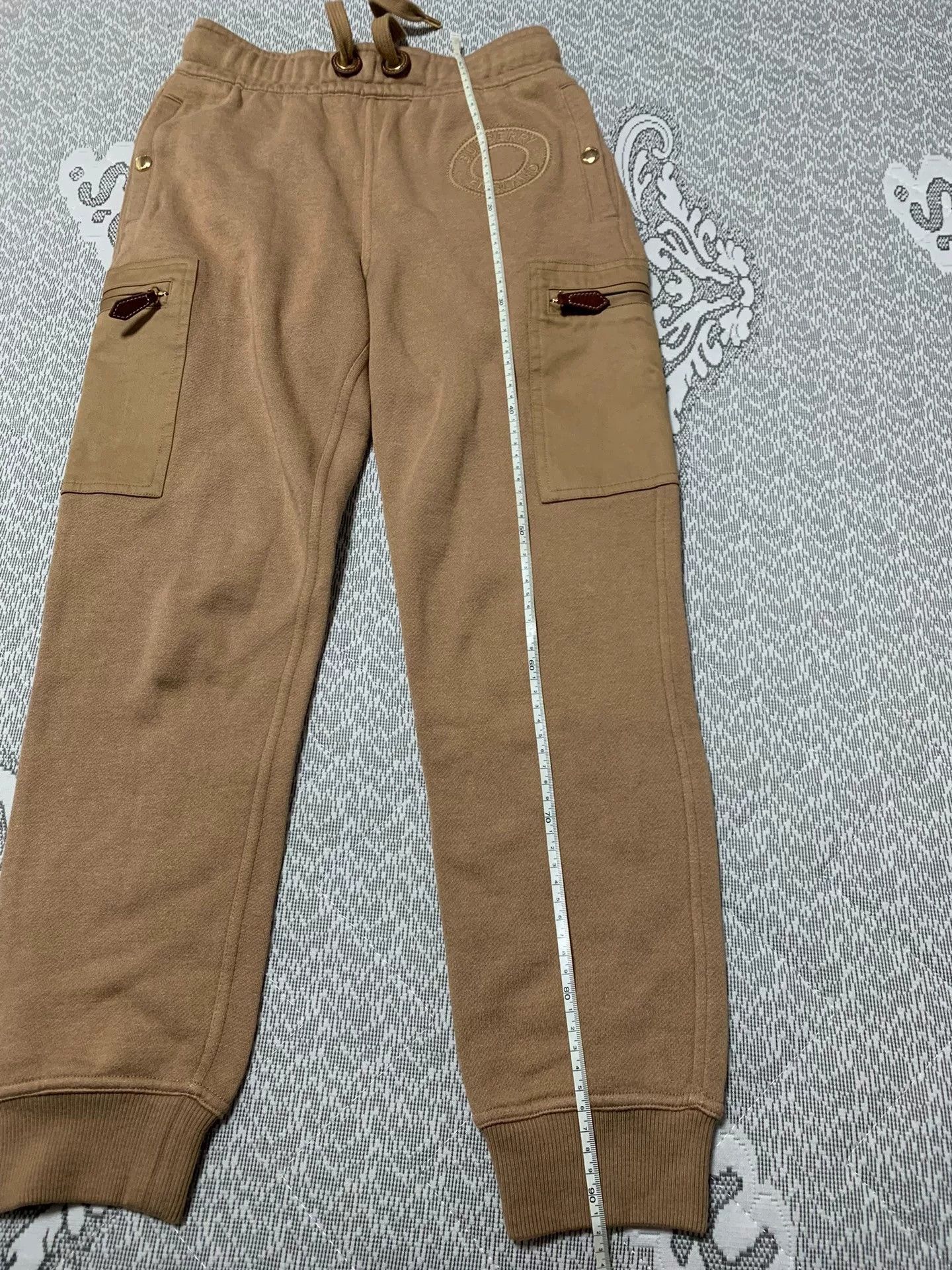 Burberry Burberry Embroidered Round Logo Sweatpants Size US 30 / EU 46 - 7 Thumbnail