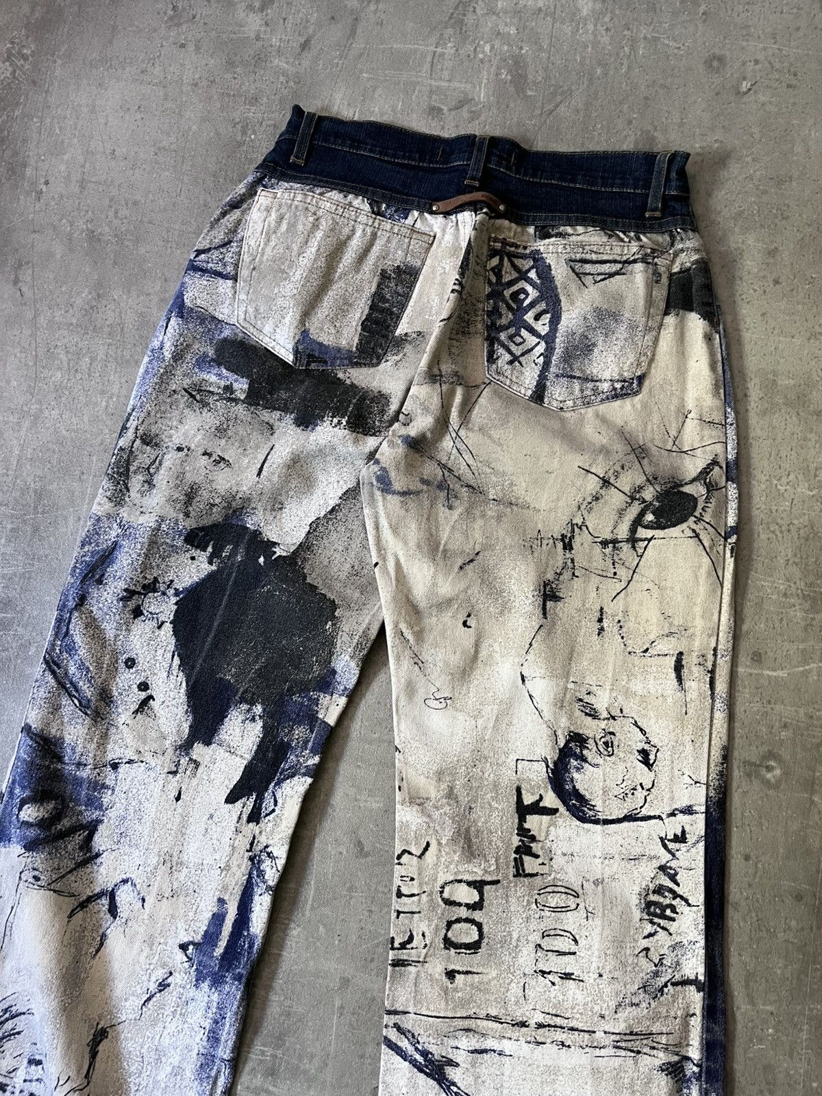 Just Cavalli Just Cavalli Napoleon Print flared jeans 2000s Size 28" / US 6 / IT 42 - 17 Thumbnail