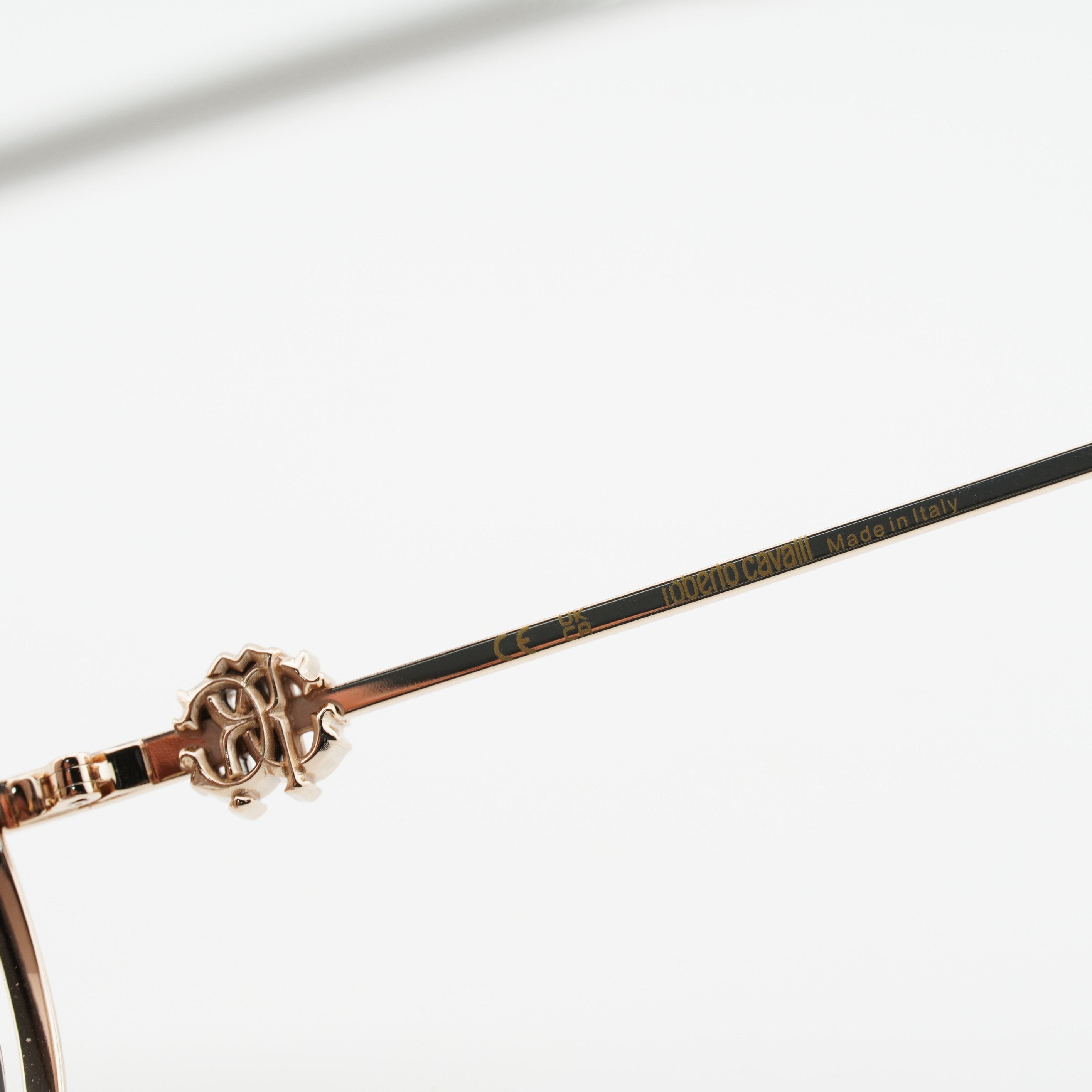 Roberto Cavalli Roberto Cavalli SRC032M 300G Sunglasses Gold Aviator Frame Size ONE SIZE - 4 Thumbnail