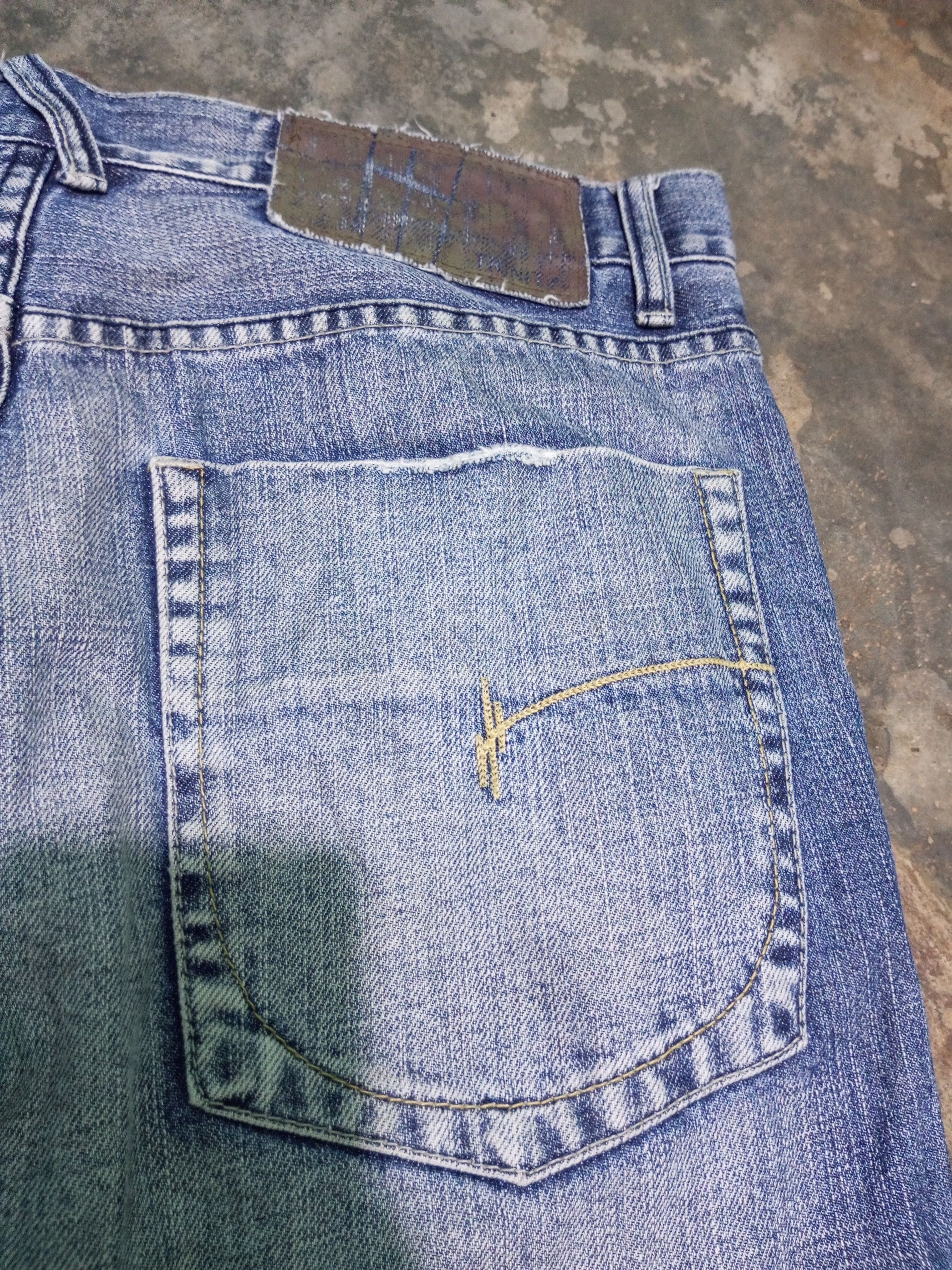 20471120 Vintage Trinity button zip distressed denim Size US 32 / EU 48 - 6 Thumbnail