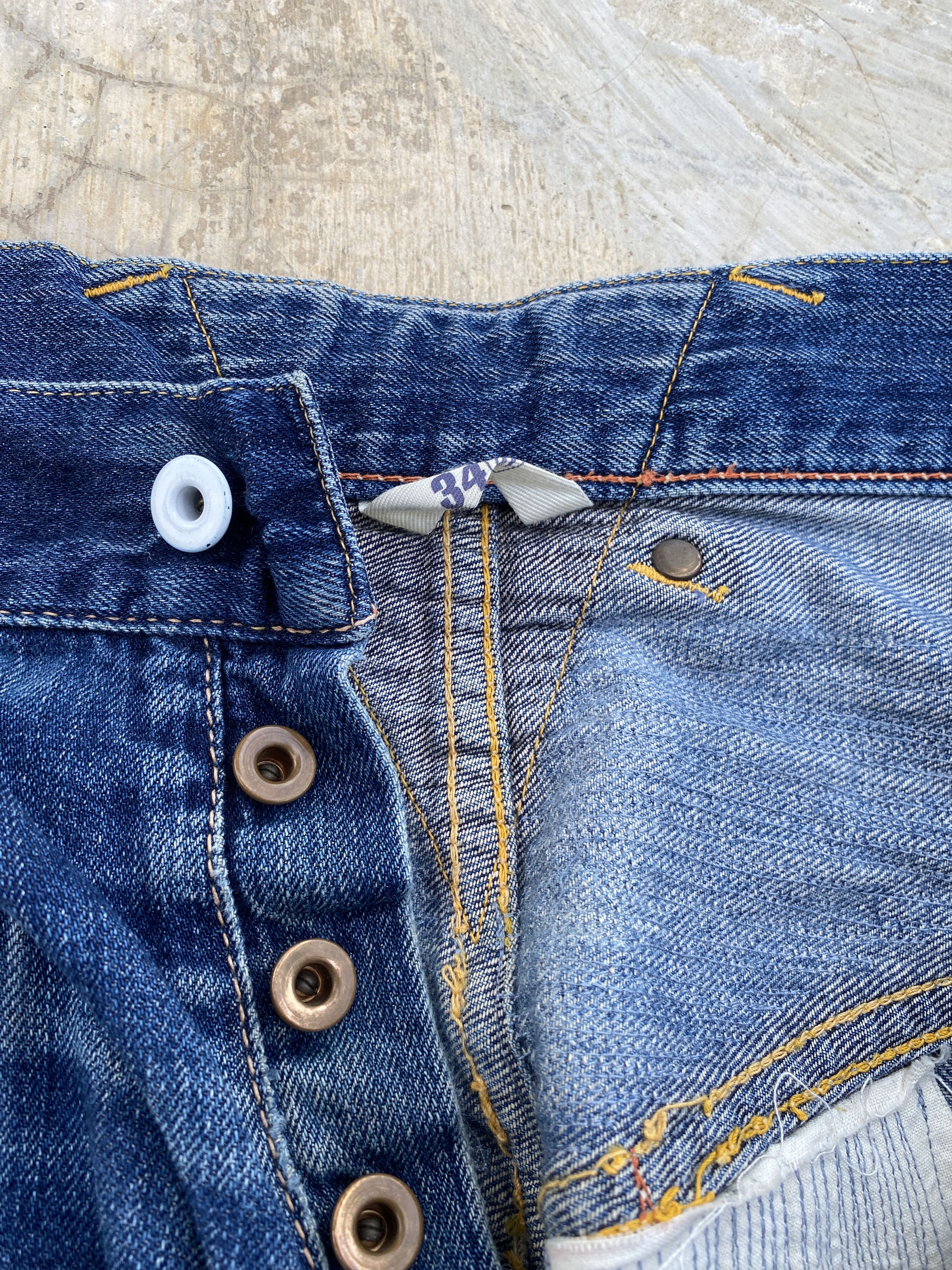 Evisu Evisu 9055 Philip Goss Siotani Brothers Selvedge Jeans Size US 36 / EU 52 - 12 Thumbnail