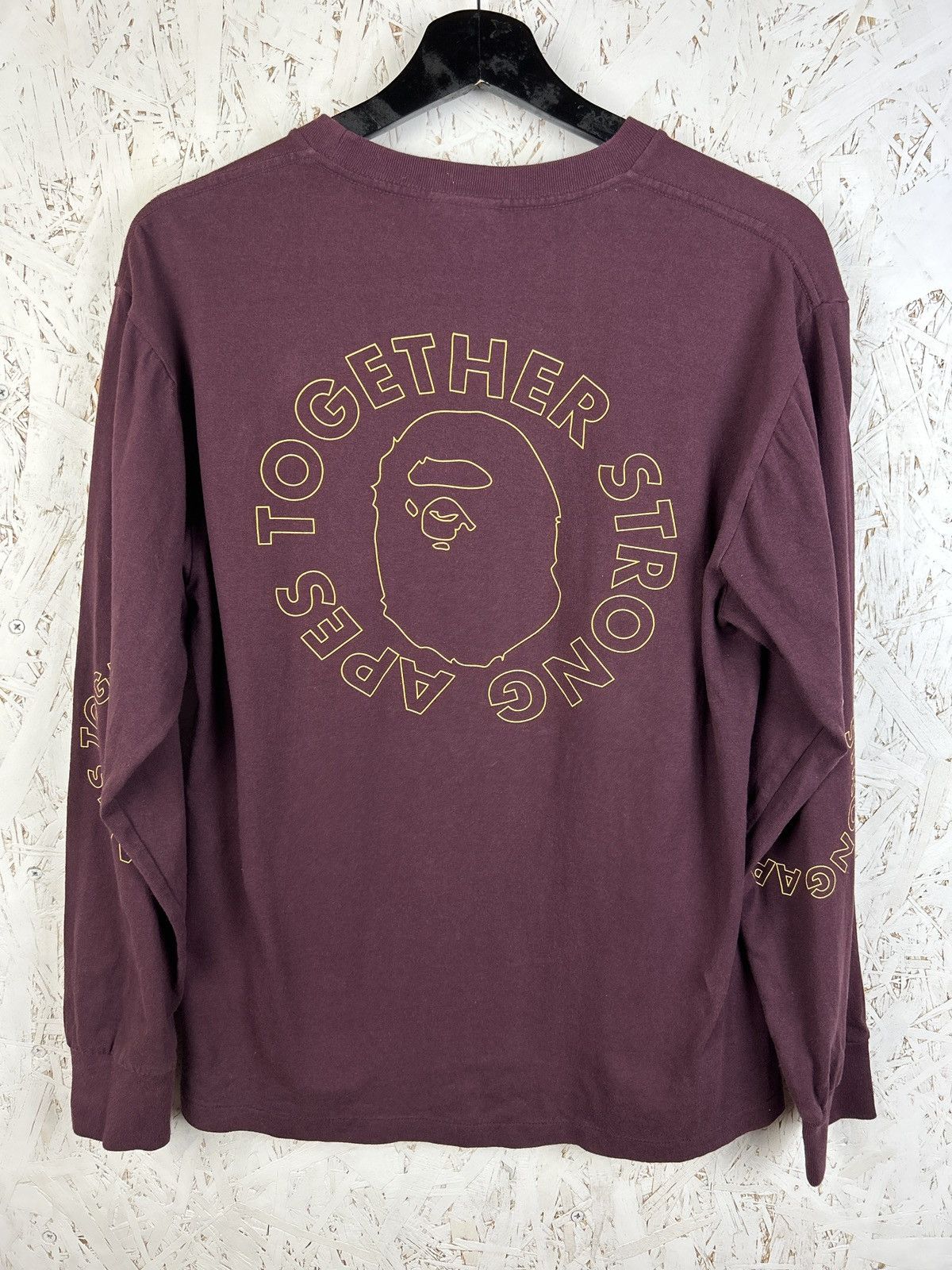 Bape A Bathing Ape SS19 ATS Apes Together Strong Long Sleeve Size US M / EU 48-50 / 2 - 7 Thumbnail