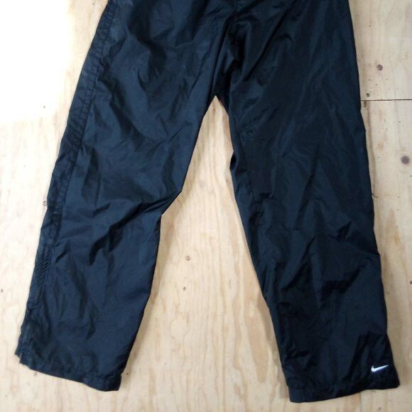 Nike × Vintage Vintage 90s Nike Mesh Lined Wind Pants Joggers Trainers Size US 32 / EU 48 - 3 Thumbnail