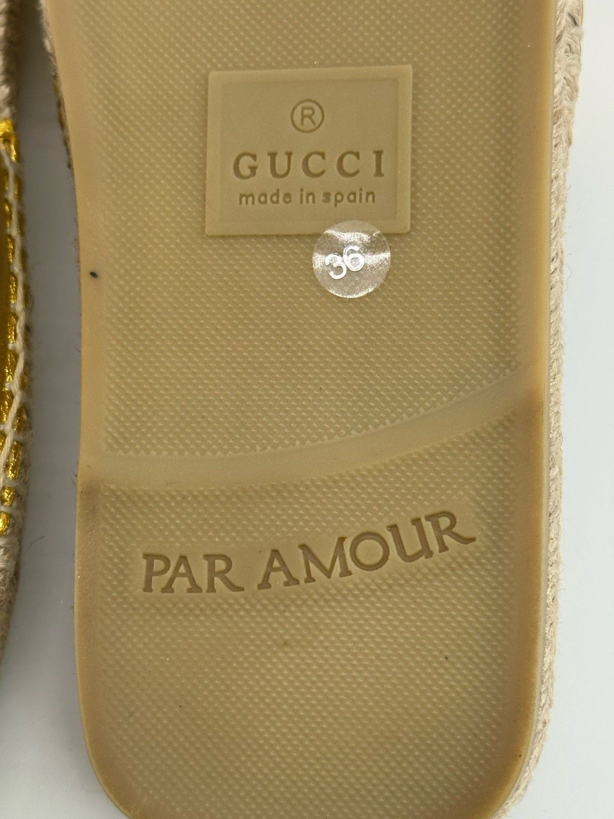 Gucci New Gucci Espadrilles Woman's Size IT-36 / US-6 Size US 6 / IT 36 - 9 Thumbnail
