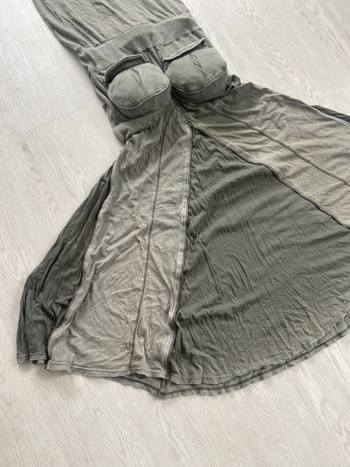 Japanese Brand Vintage 2000’s G.O.A Military Bondage Zipper Cargo Skirt Size M / US 6-8 / IT 42-44 - 11 Thumbnail