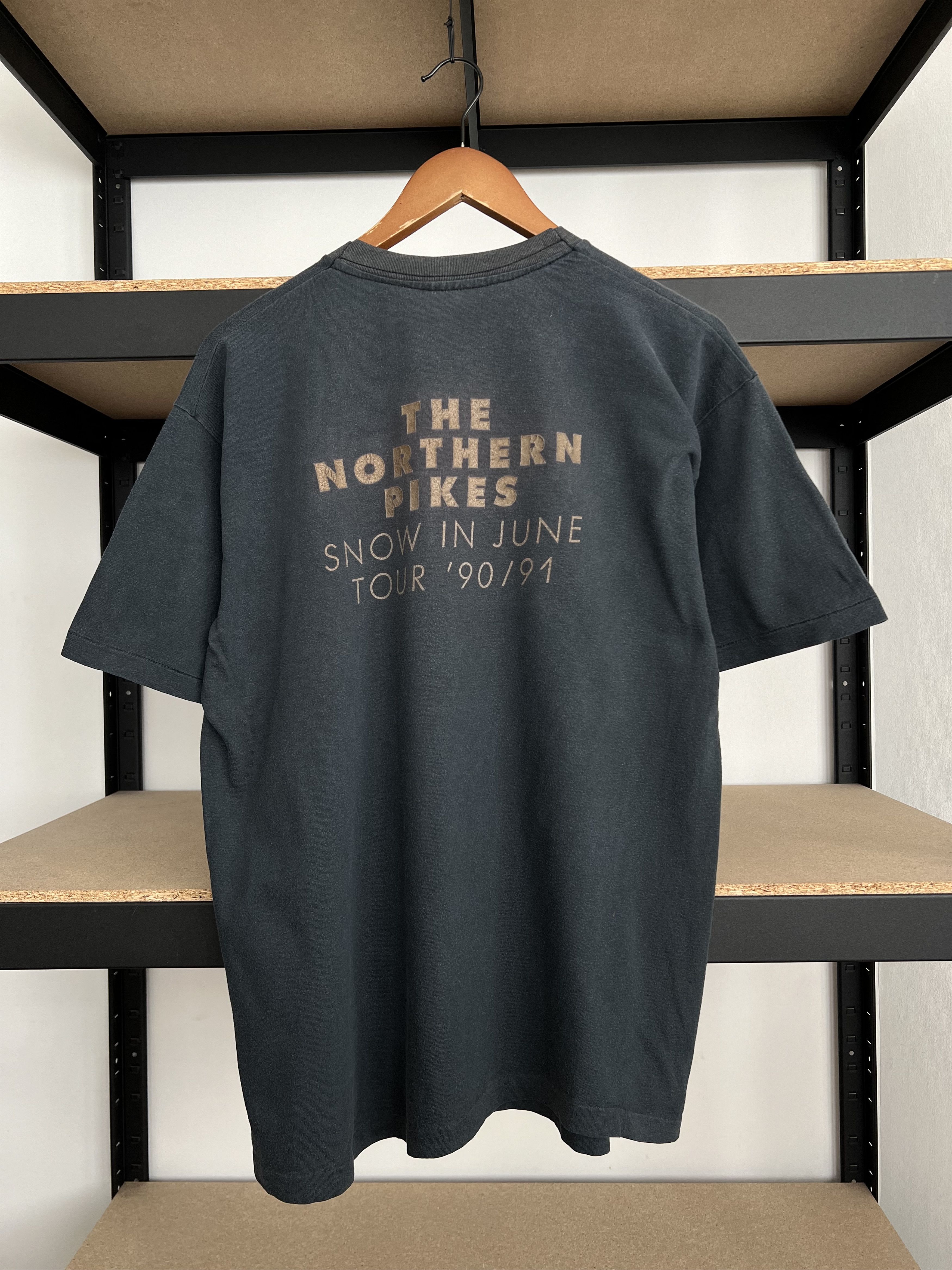 Band Tees Vintage 1990 The Northern Pikes Snow in June Tour T-shirt Size US XL / EU 56 / 4 - 2 Thumbnail