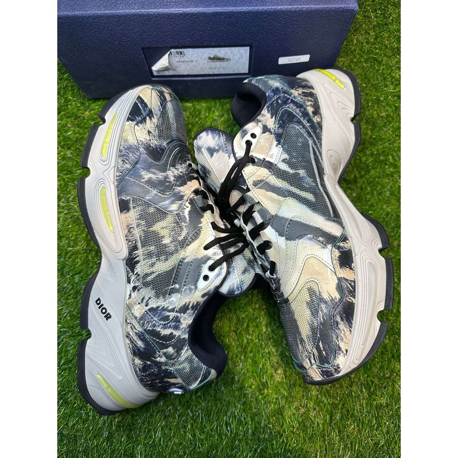 Dior Size 10 - Dior CD1 Marble Sneakers Size US 10 / EU 43 - 4 Thumbnail