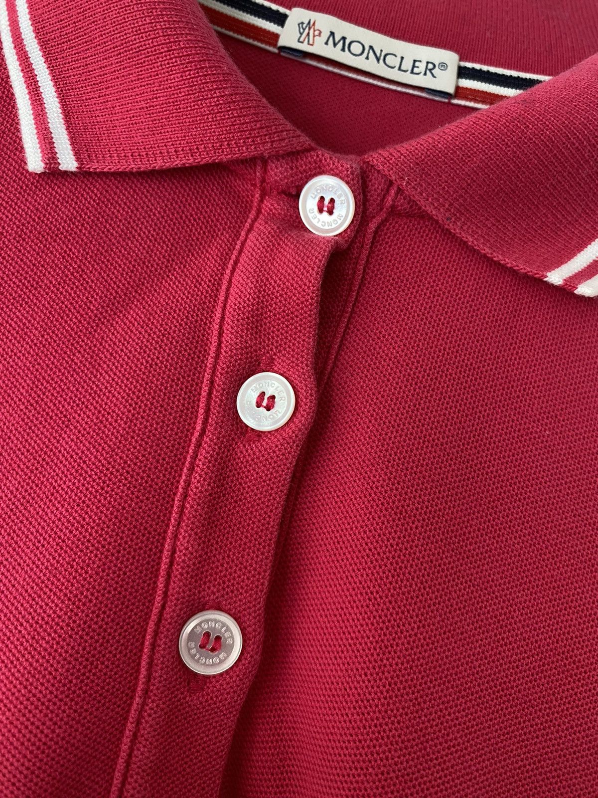Moncler Moncler Luxury Polo T-shirt Size M / US 6-8 / IT 42-44 - 8 Thumbnail
