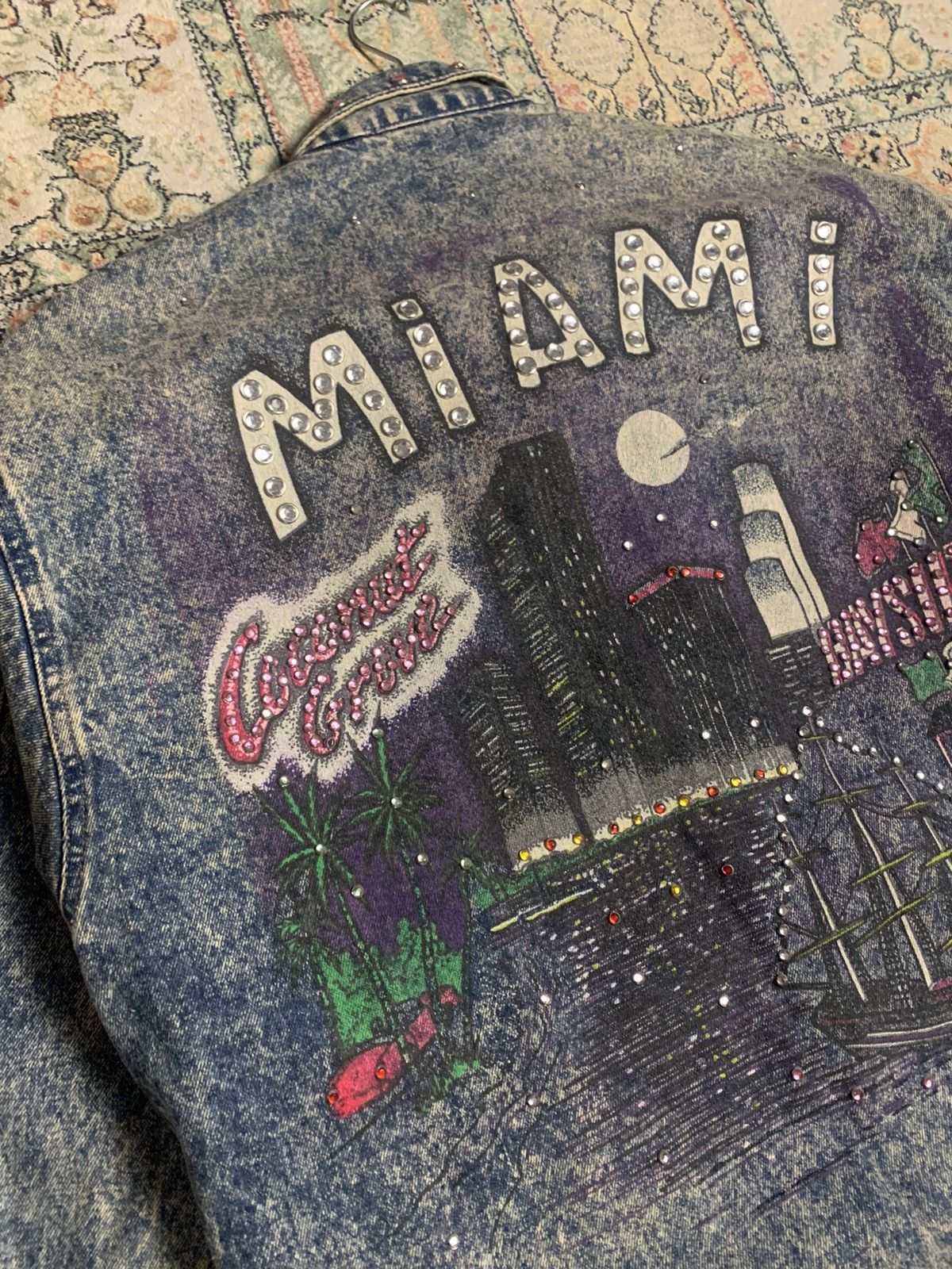 Other × Vintage Vintage “Hand Made” Denim Jeans Gepetto “Miami” jacket Size US M / EU 48-50 / 2 - 7 Thumbnail