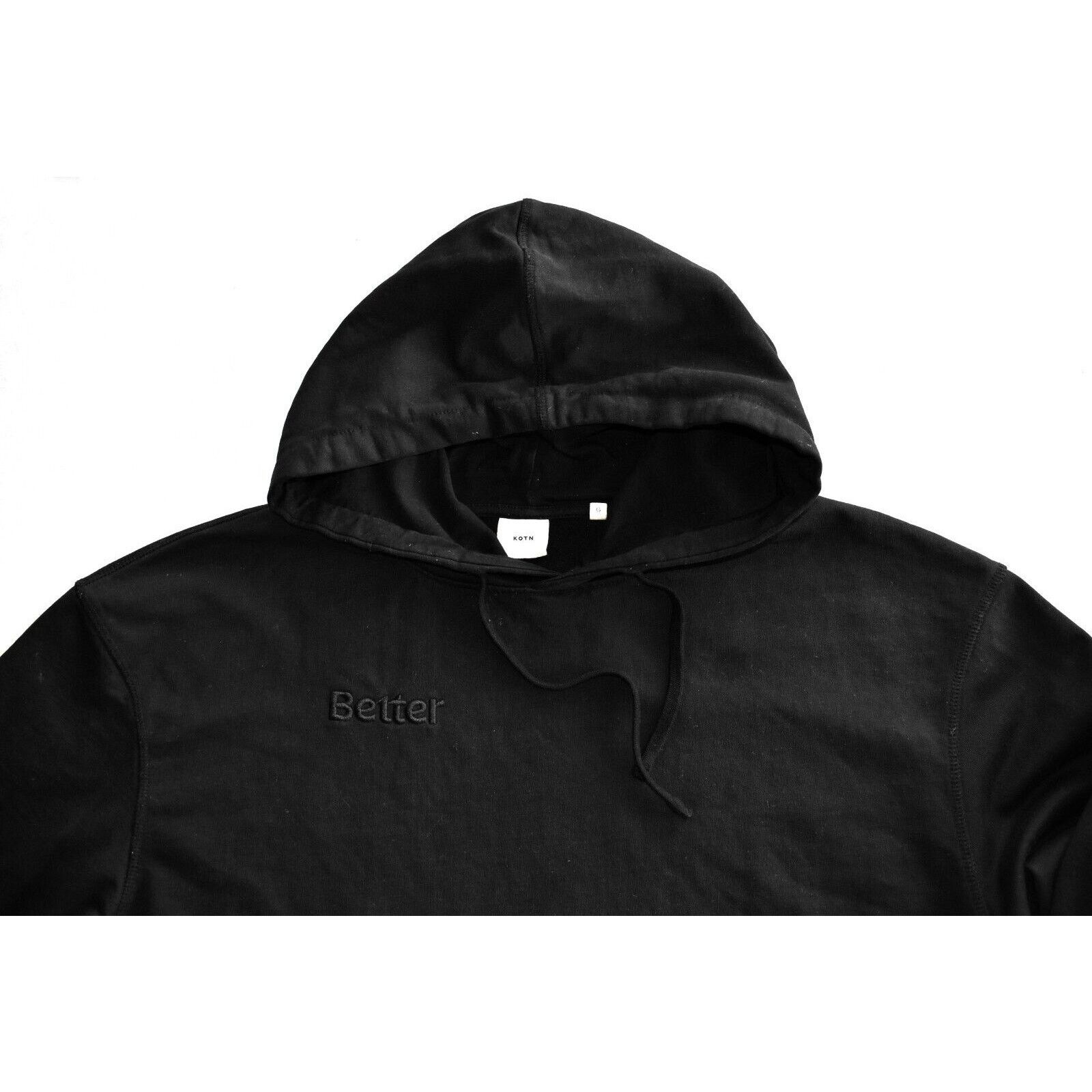 Kotn KOTN Organic Cotton Belter Logo Embroidery Hoodie Sz L Size US L / EU 52-54 / 3 - 4 Thumbnail