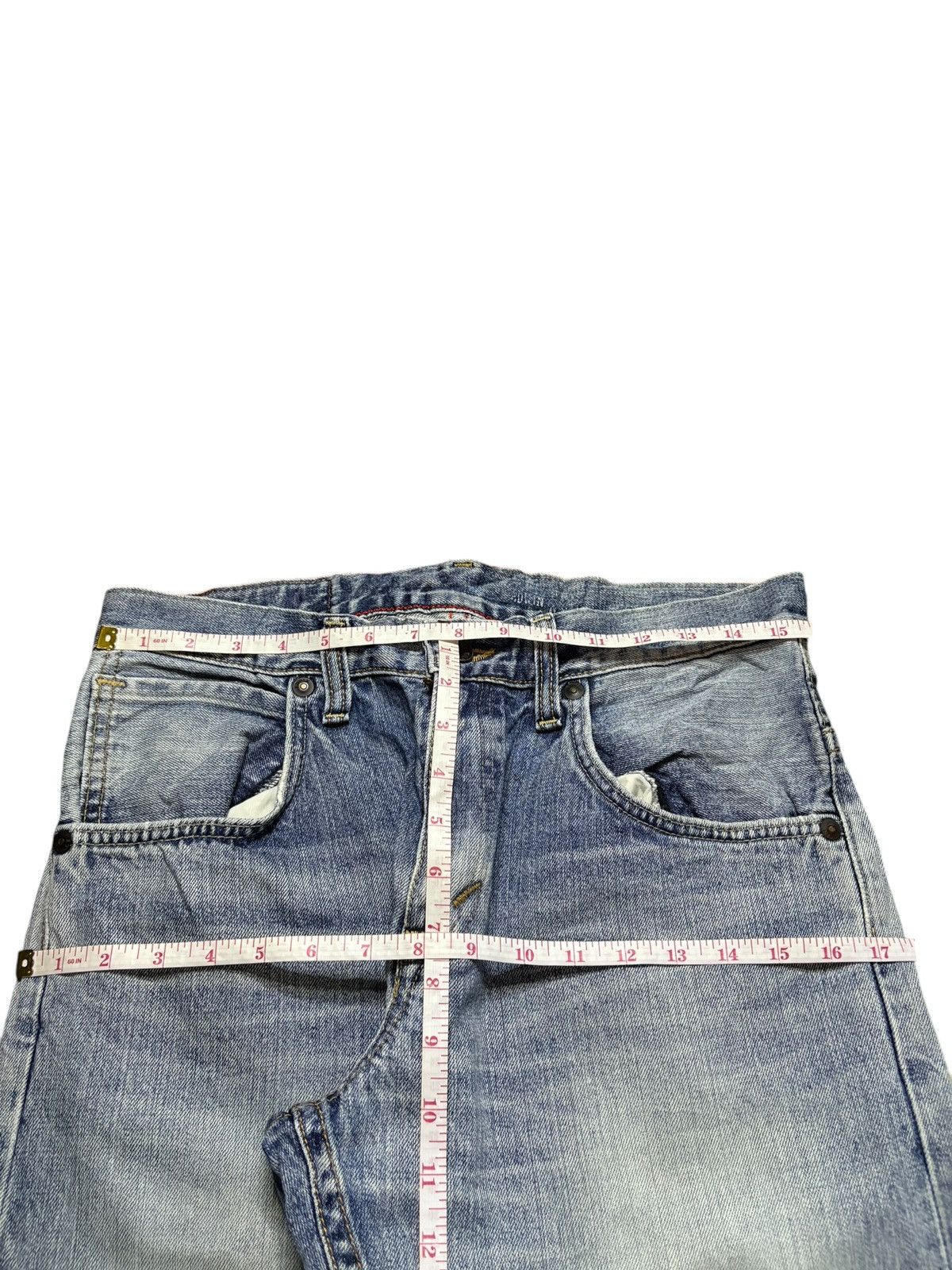 Edwin Exclusive Vintage Edwin Faded Distressed Loose Baggy Jeans Size US 32 / EU 48 - 12 Thumbnail