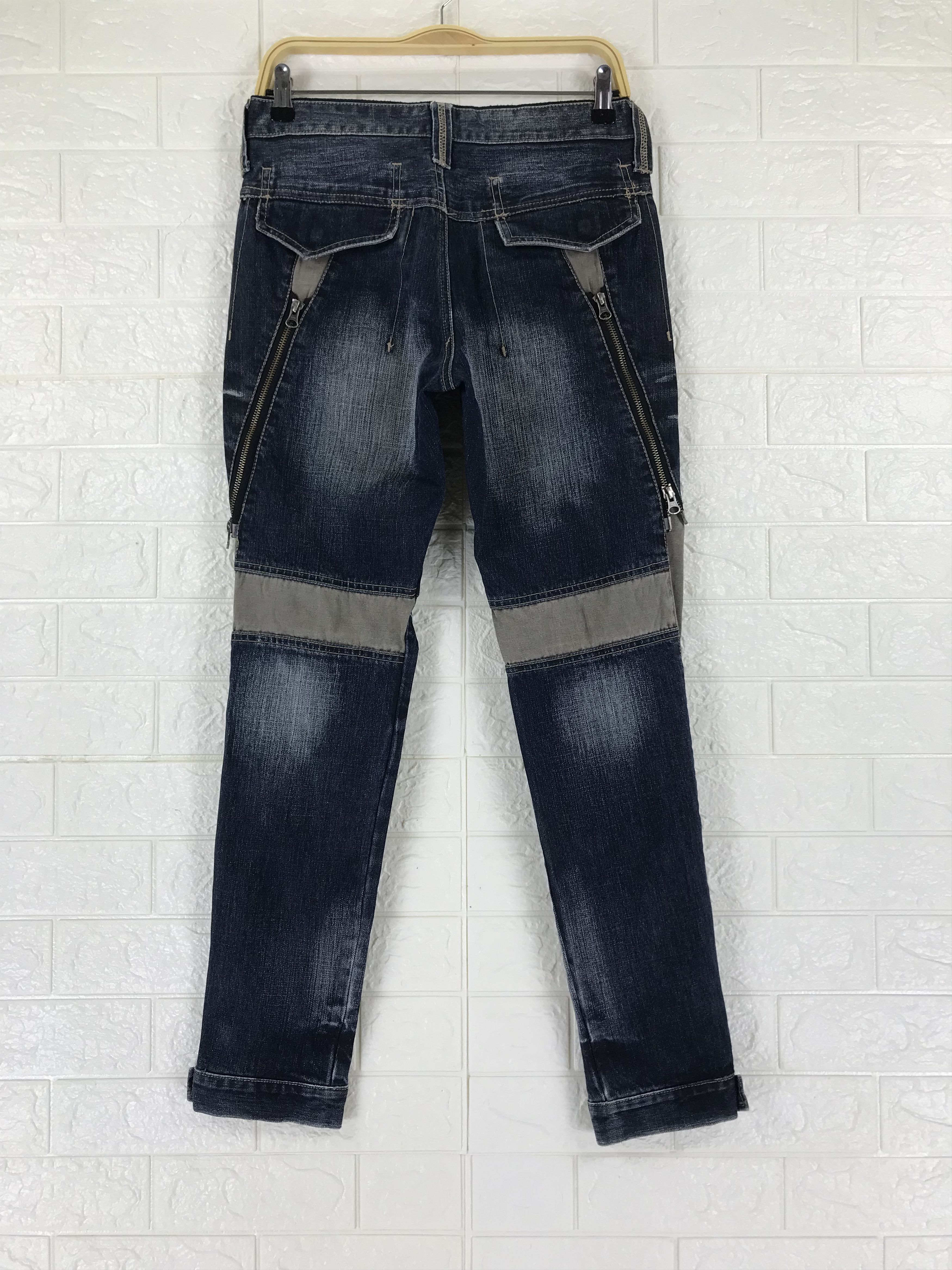 PPFM PPFM Tactical Pocket Zipper Design Jeans Size US 30 / EU 46 - 6 Thumbnail