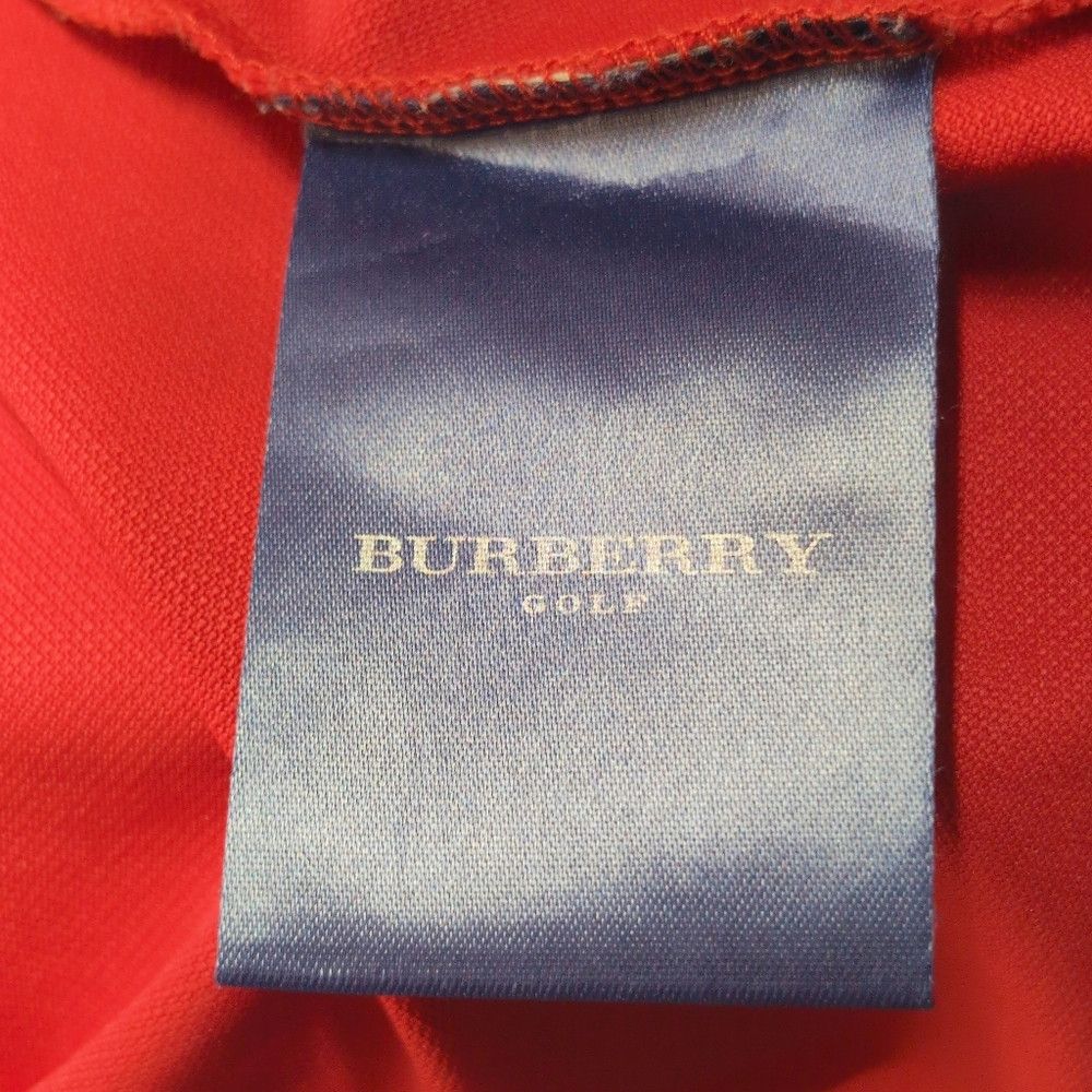 Burberry Burberry Golf Men's Red Polo Shirt Size US L / EU 52-54 / 3 - 5 Thumbnail