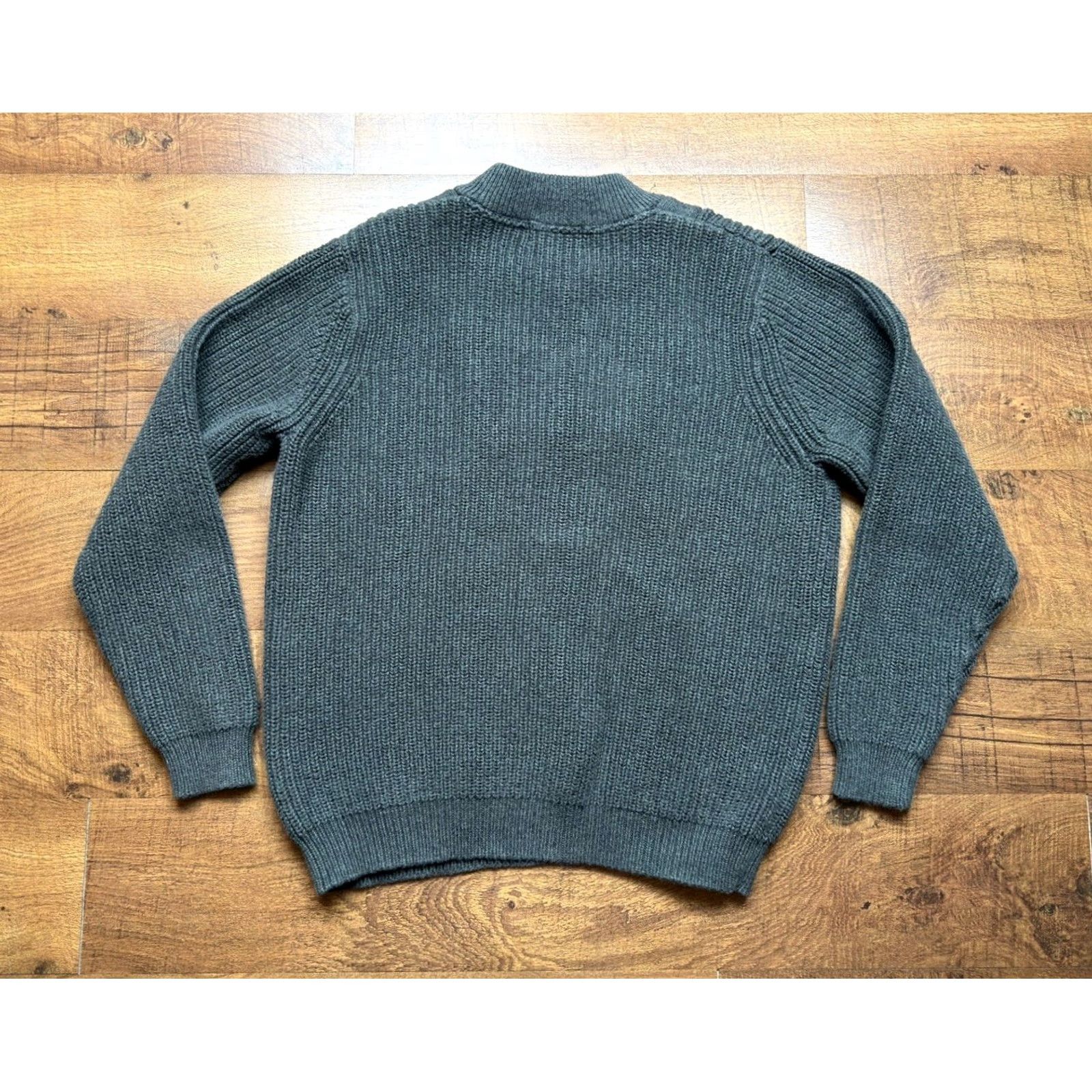 Eddie Bauer VINTAGE Eddie Bauer Sweater Henley Knit Mens M Green Cotton Ribbed Crew Neck 2000s Size US M / EU 48-50 / 2 - 3 Thumbnail