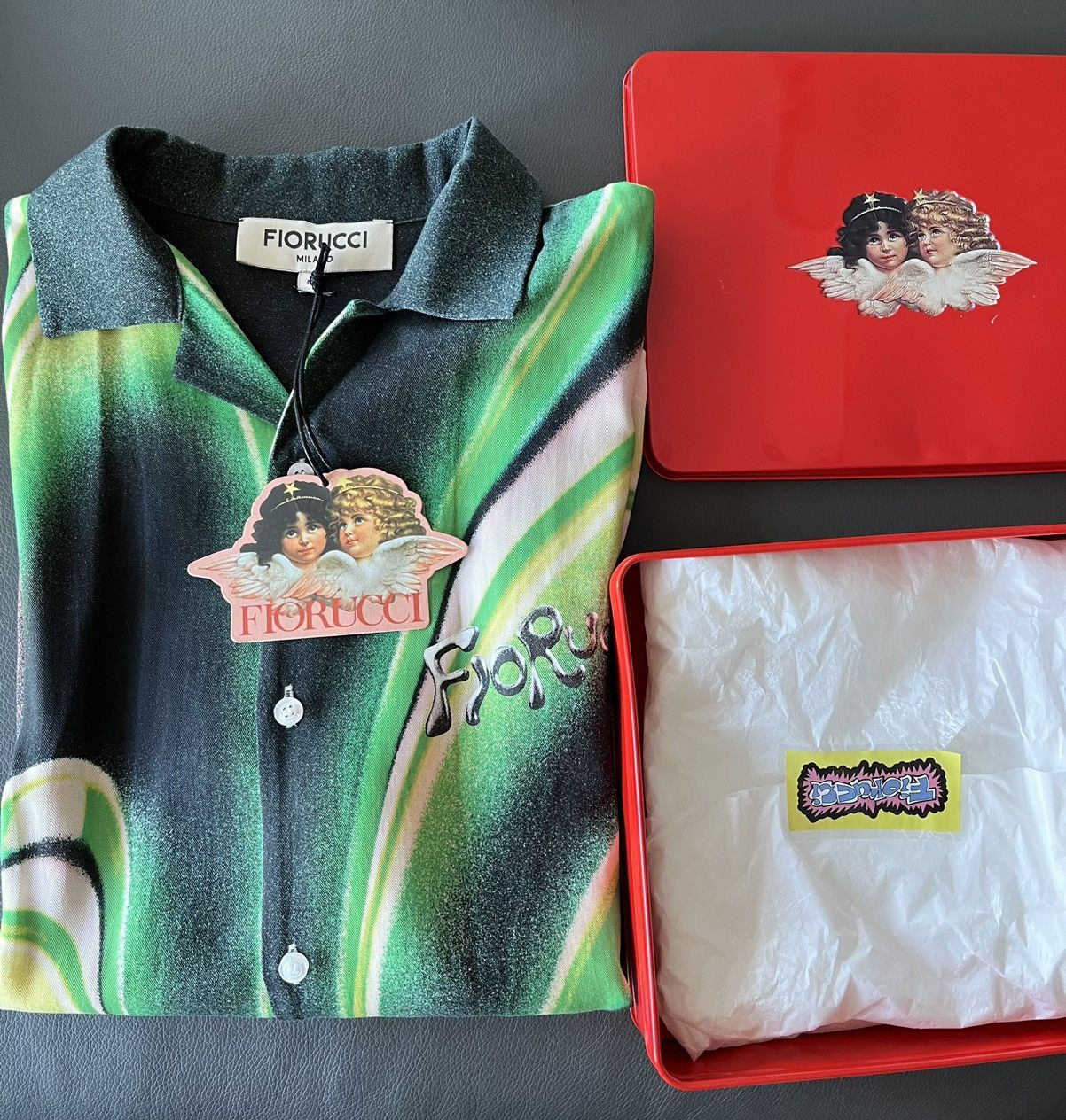 Fiorucci Limited Rare Brand New Runway Fiorucci Angel 👼 Tencel Shirt Size US M / EU 48-50 / 2 - 2 Thumbnail