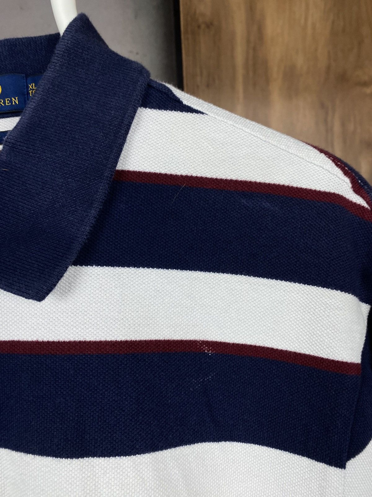 Polo Ralph Lauren 🎠Vintage Polo T-Shirt Polo Ralph Lauren Striped Pony Tee🎠 Size US XL / EU 56 / 4 - 7 Thumbnail