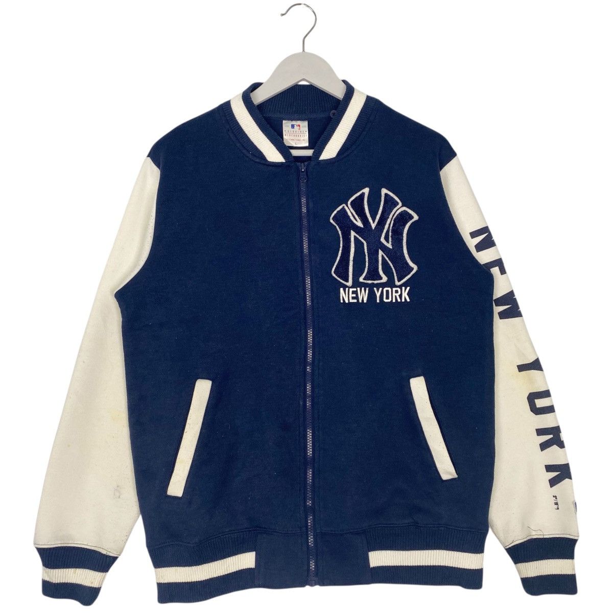 Other Vintage New York Yankees Full Zip Varsity Size L Size US L / EU 52-54 / 3 - 1 Thumbnail