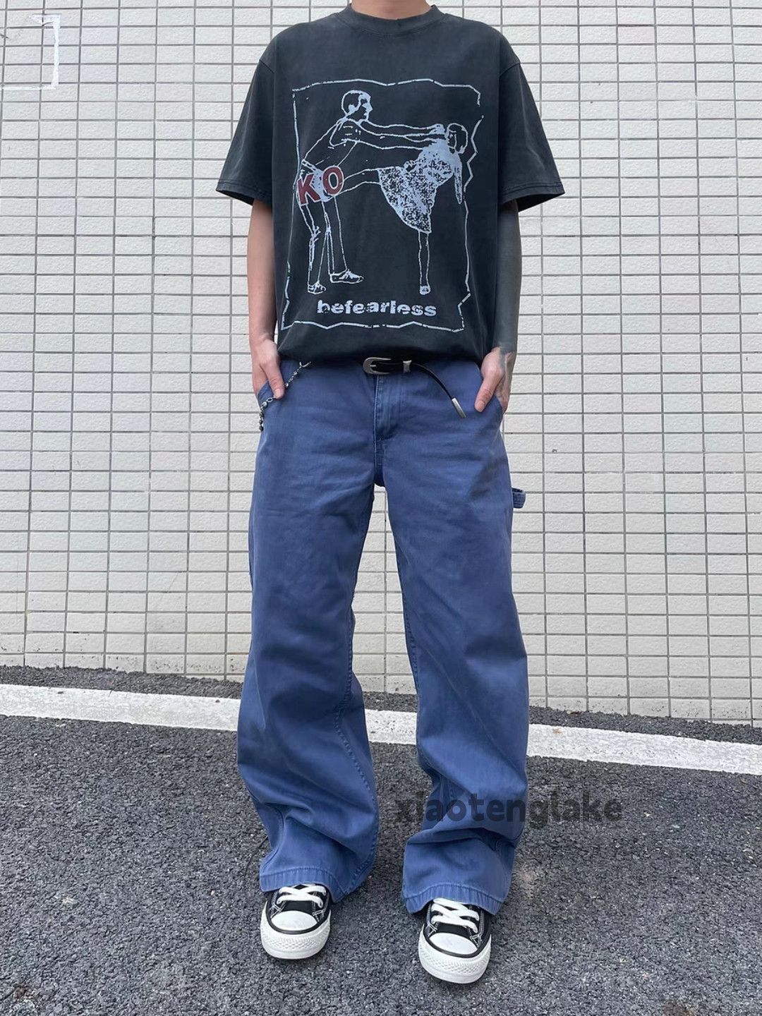 Designer × Japanese Brand × Vintage Utility skate hiphop yuppie cargo work carpenter pants Size US 30 / EU 46 - 5 Thumbnail