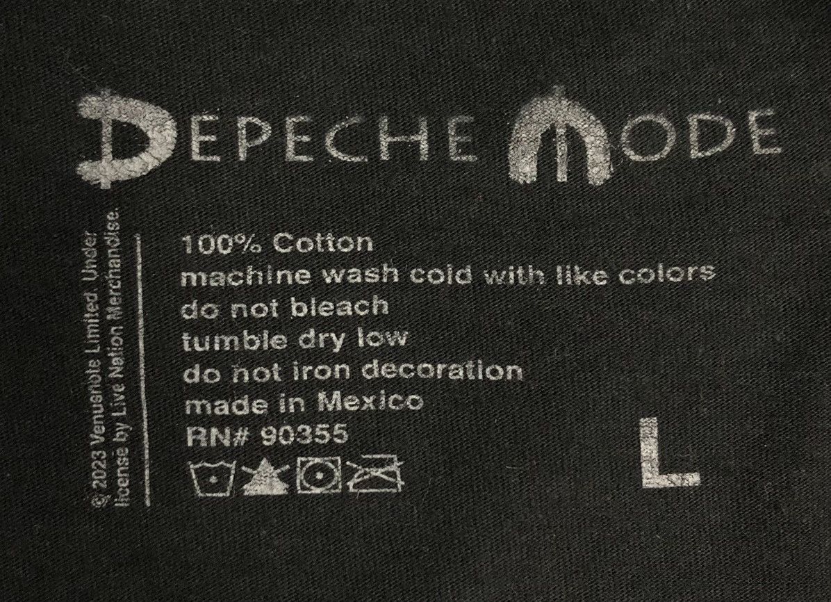 Band Tees Band Depeche Mode Songs Of Faith And Devotion T-Shirt Size US L / EU 52-54 / 3 - 7 Thumbnail
