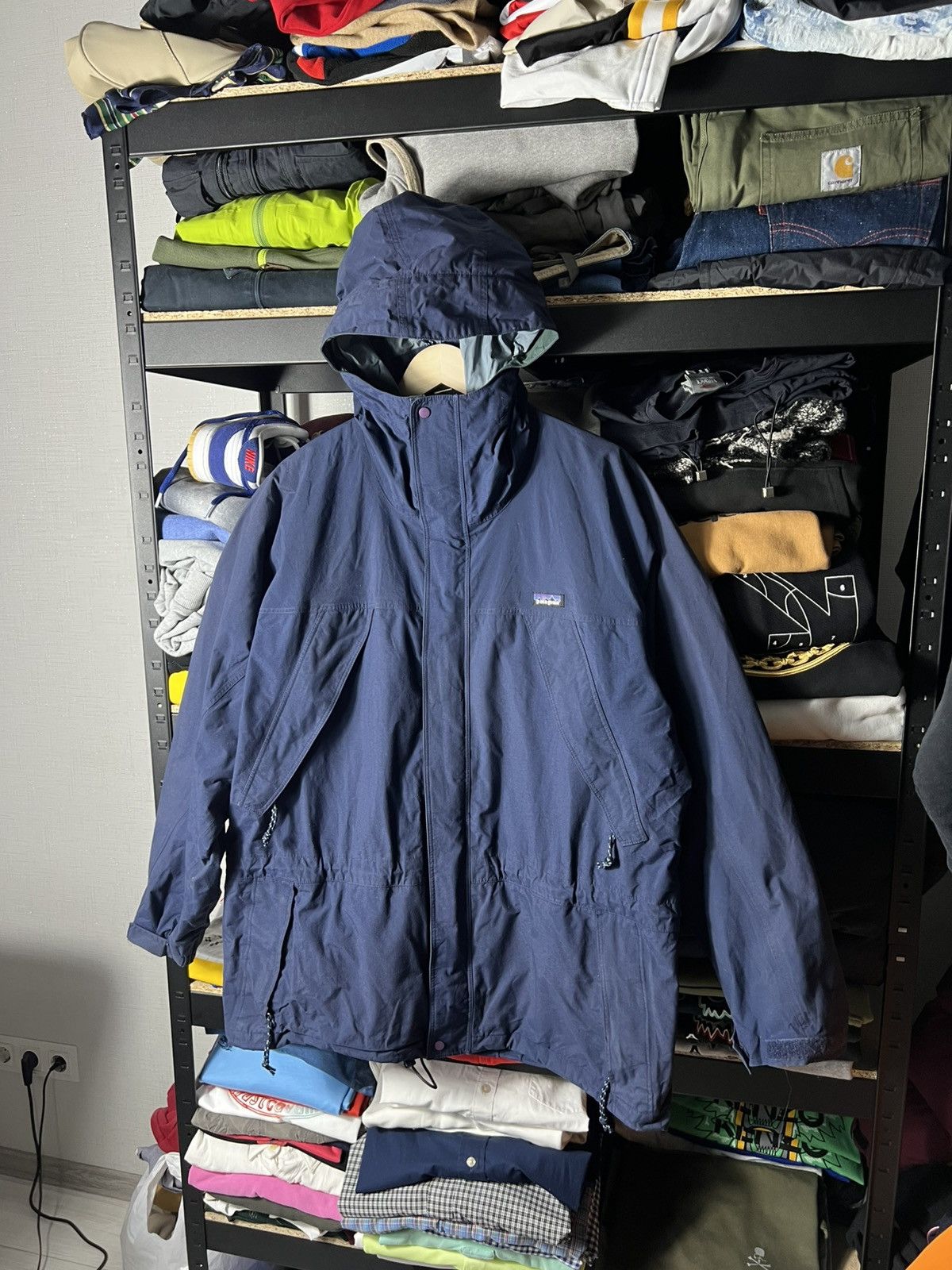Patagonia 🧭 Patagonia Vintage Shell Jacket — Navy Blue Size L Size US L / EU 52-54 / 3 - 1 Thumbnail