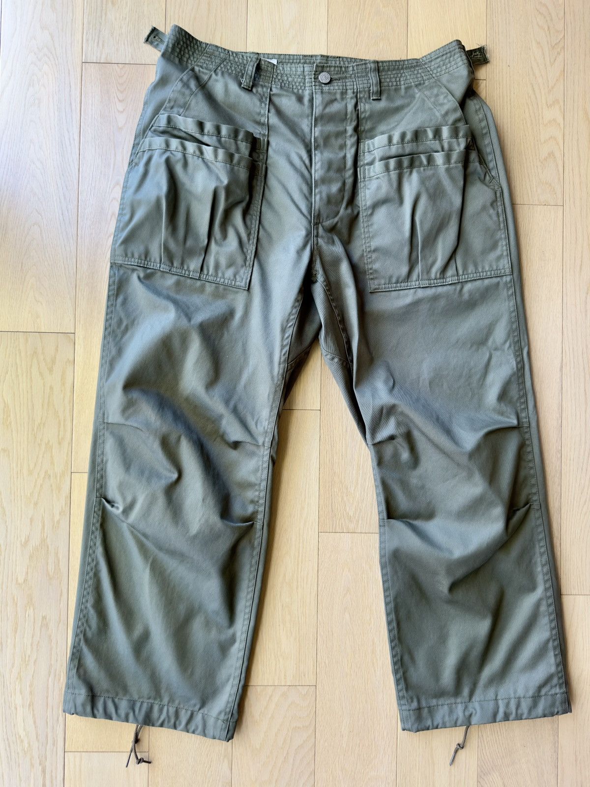 Sassafras Overgrown Fatigue Pants Selvedge Duck Black