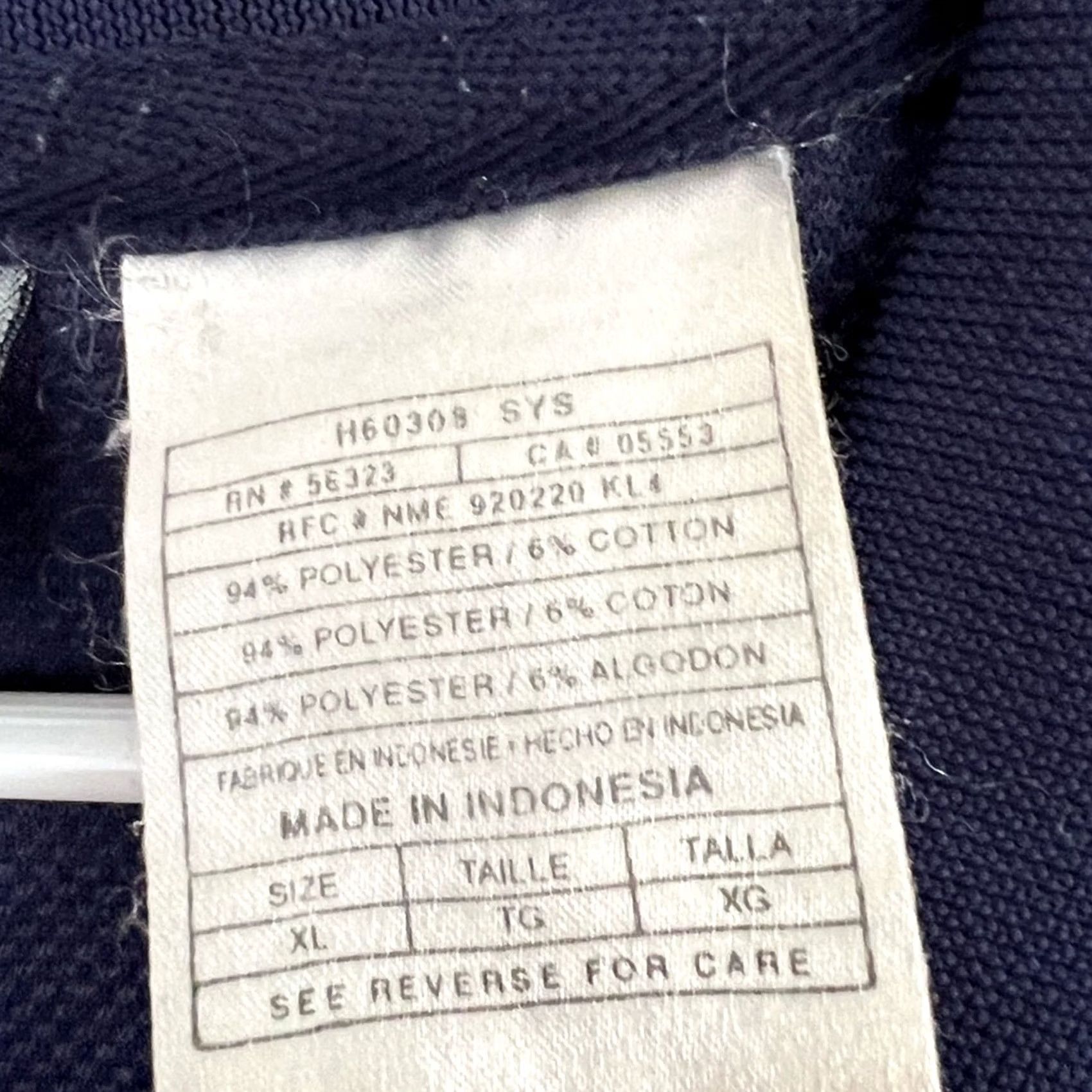 Nike VINTAGE Nike Georgetown Hoyas Warm Up Basketball Jersey Shirt Polo XL Men Blue Size US XL / EU 56 / 4 - 6 Thumbnail