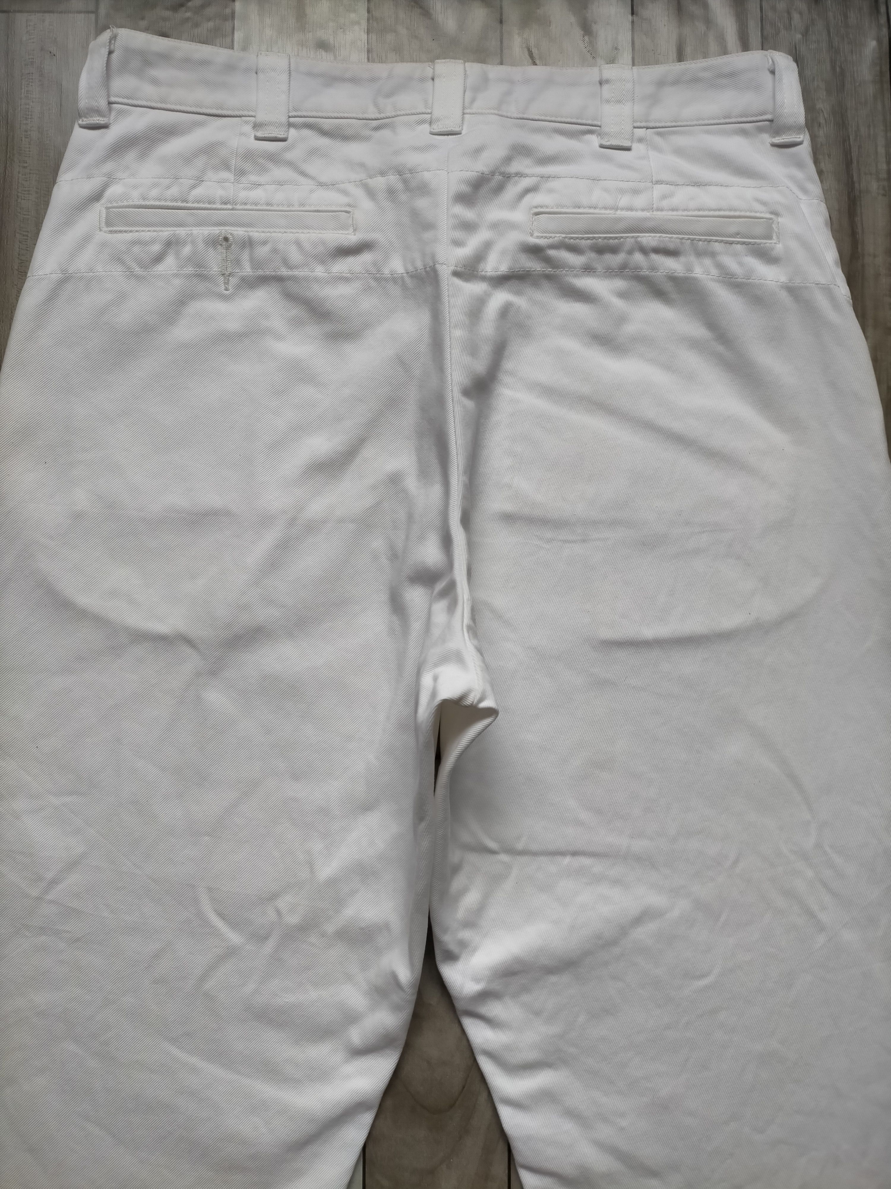Comme des Garcons Junya Watanabe Comme des Garcons Baggy Trouser White Pants Size US 32 / EU 48 - 10 Thumbnail