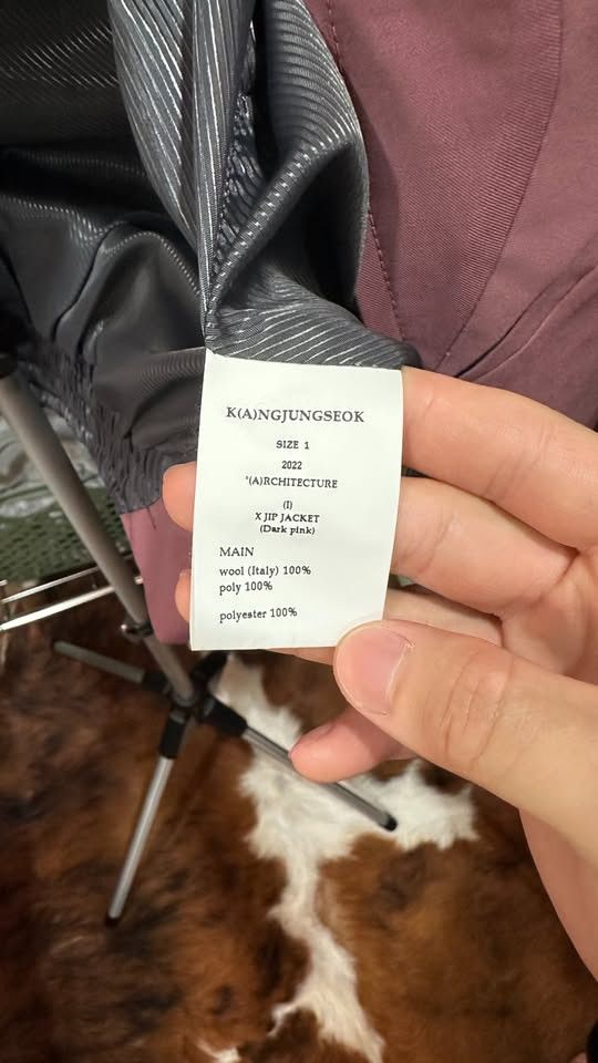 Other Kangjungseok "Architecture" Zip Jacket, Italian Wool Size US S / EU 44-46 / 1 - 3 Thumbnail