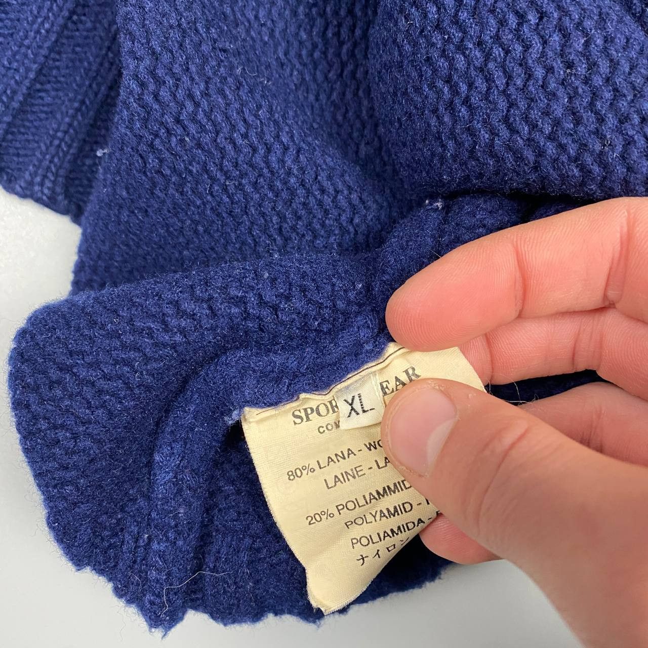 Stone Island Stone Island Vintage Rare Sweater Wool Large 1999 Size US XL / EU 56 / 4 - 14 Thumbnail